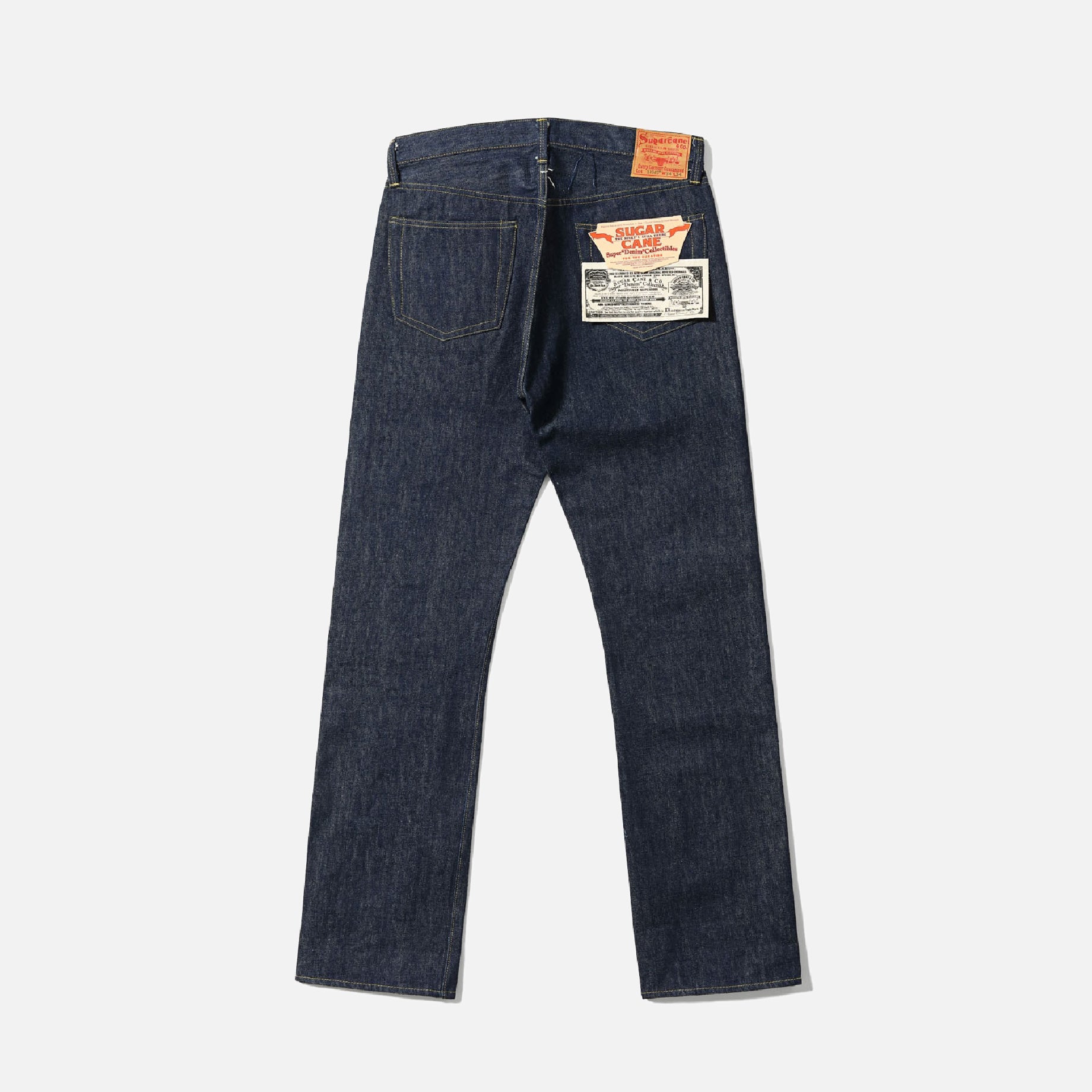 SUPER “DENIM” COLLECTIBLES #01 14OZ. BLUE DENIM WAIST OVERALLS “S1945” MODEL （421NVYA ONE WASH）