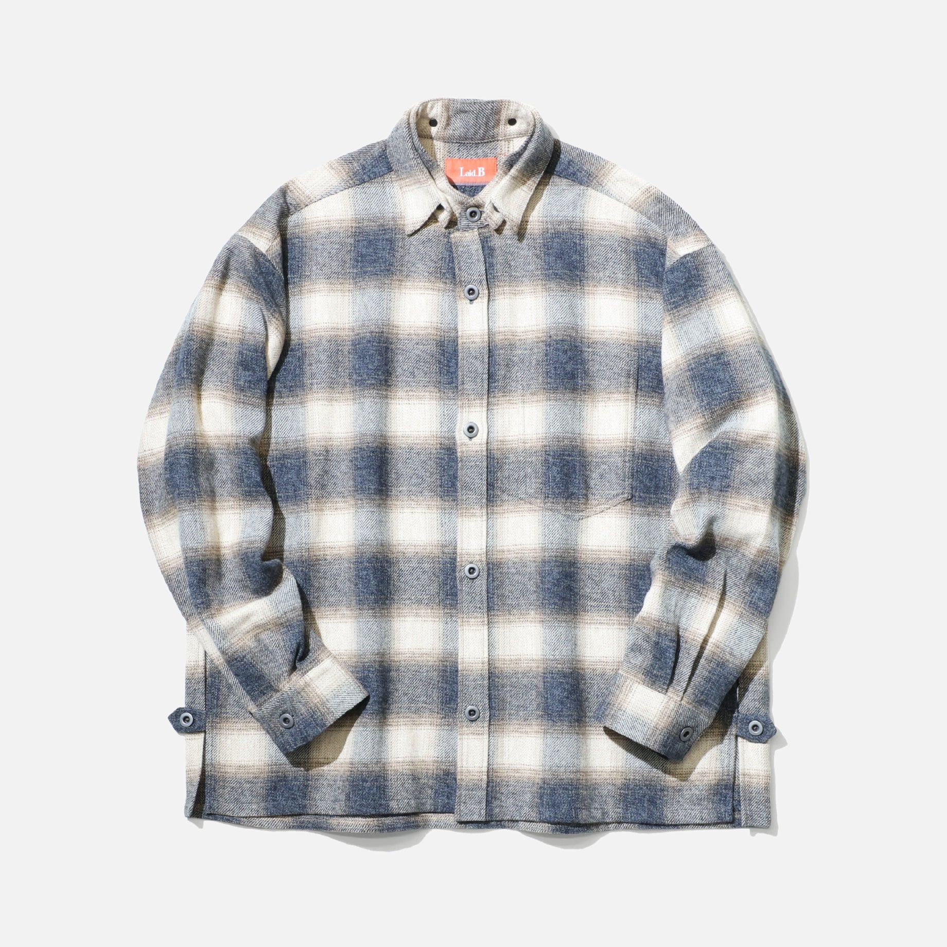 MAGICHOUR SHIRT （BLUE / BROWN）