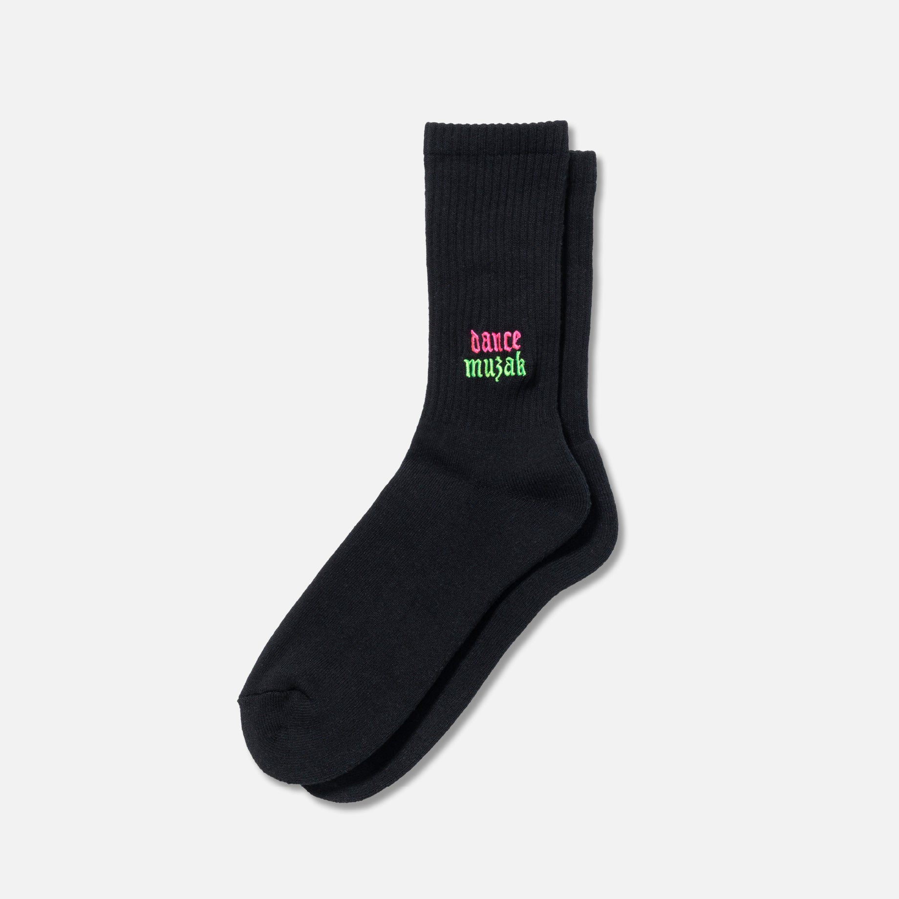 TOMOO GOKITA - 'DANCE MUZAK' RIB SOCKS（BLK）