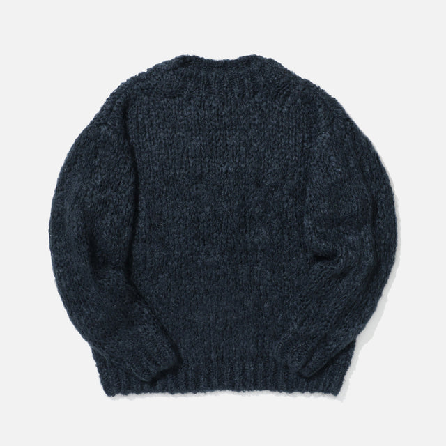MOHAIR PULLOVER KNIT（BLACK）