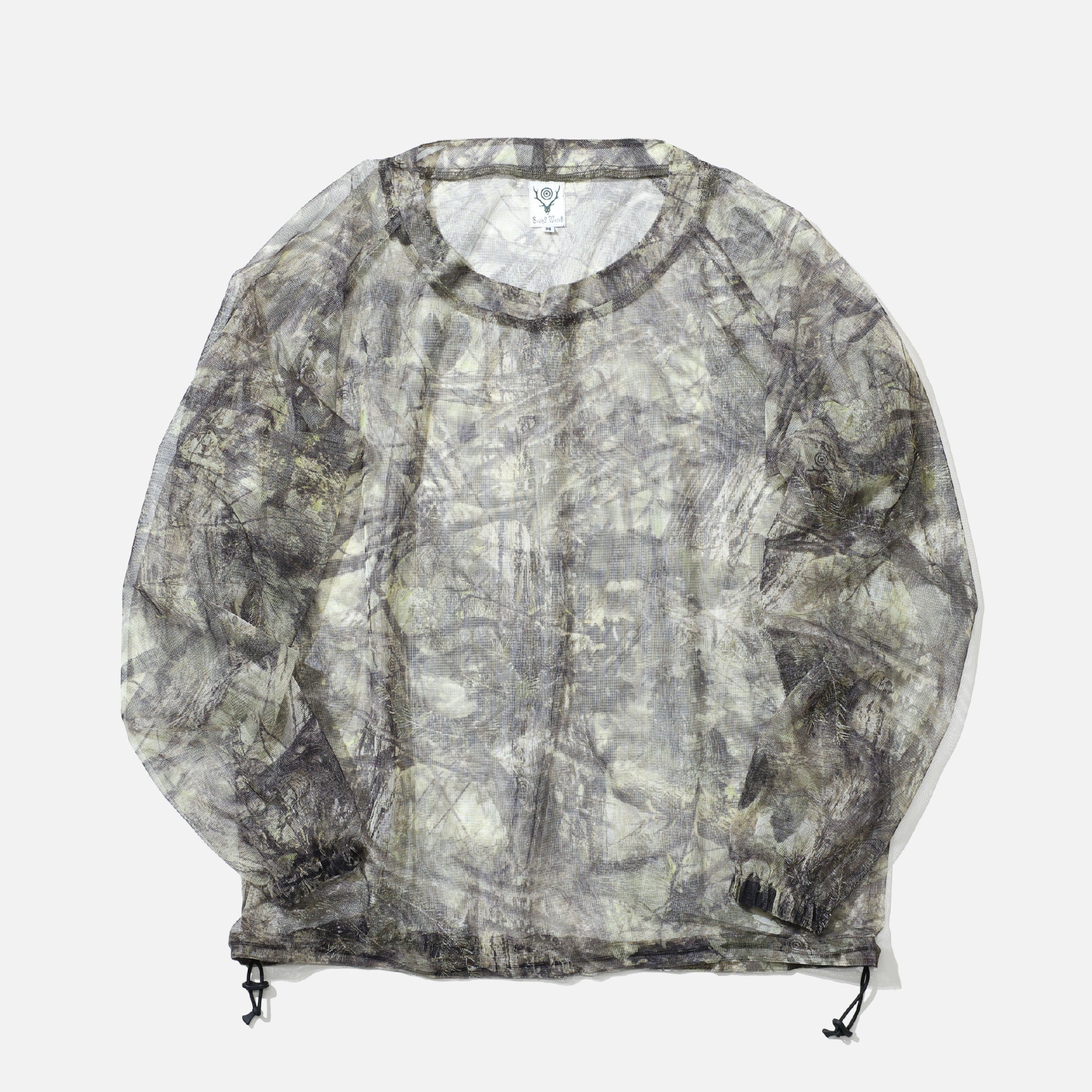 BUSH CREW NECK SHIRT - L/W MESH（S2W8 CAMO）