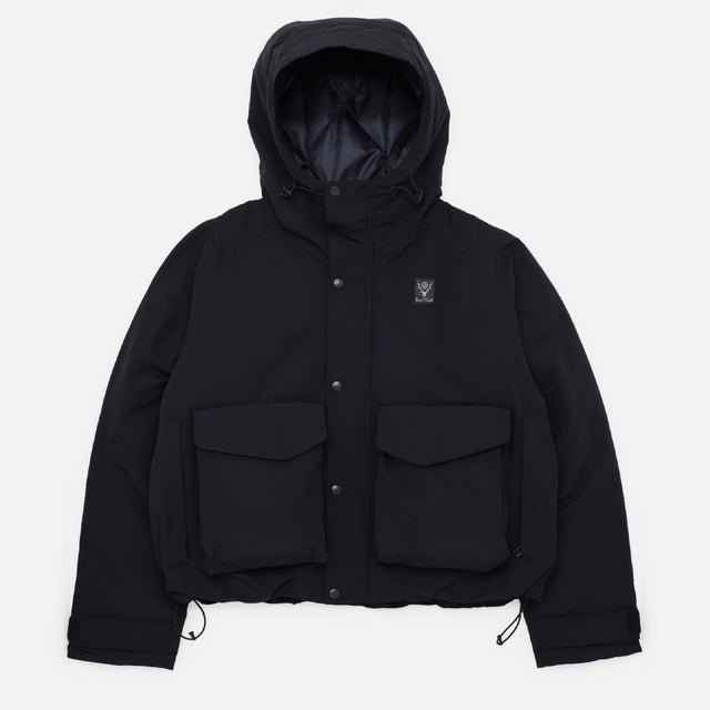 SNOW TREK DOWN JACKET - C/N GROSGRAIN（BLACK）