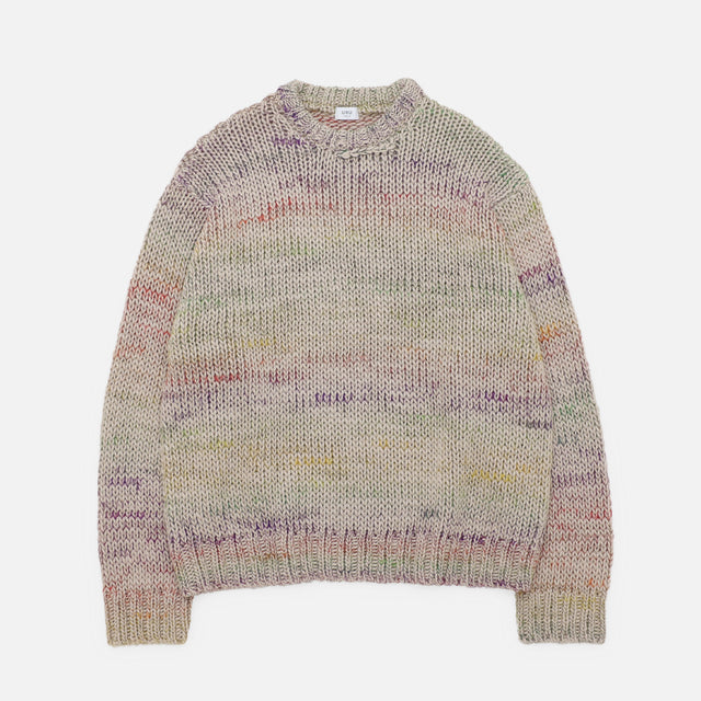 CREW NECK KNIT（L.BEIGE）