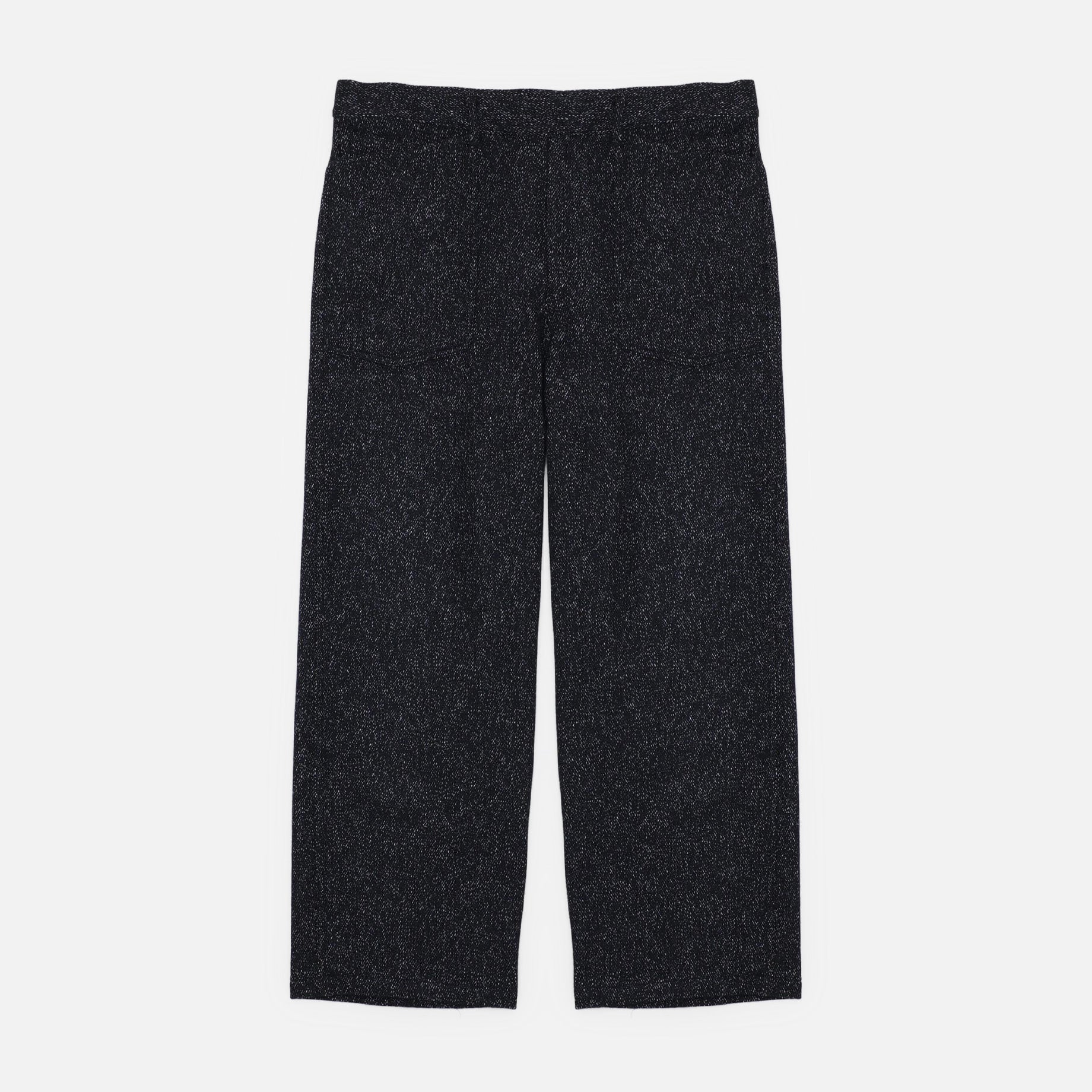 WOOL SILK - WORK PANTS（BLACK）