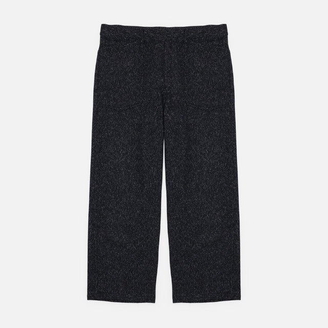 WOOL SILK - WORK PANTS（BLACK）