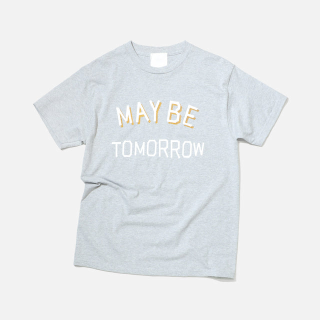 “TOMORROW” SS TEE（GRAY）