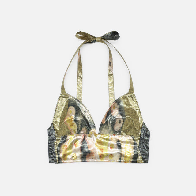 AGATE PRINT BRA TOP（GOLD）