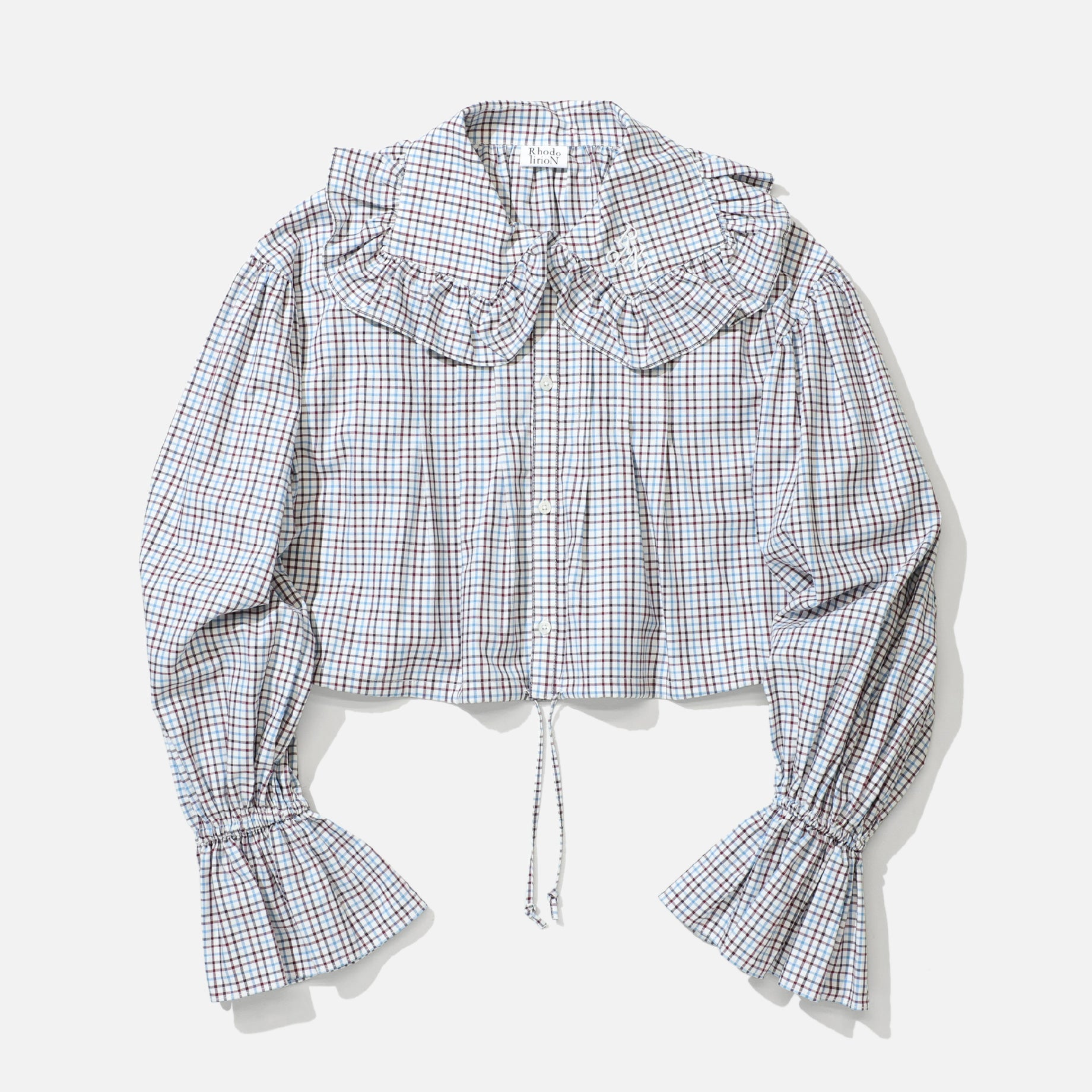 MONOGRAM STITCH SPENCER SHIRT - TATTERSALL （PLAID）