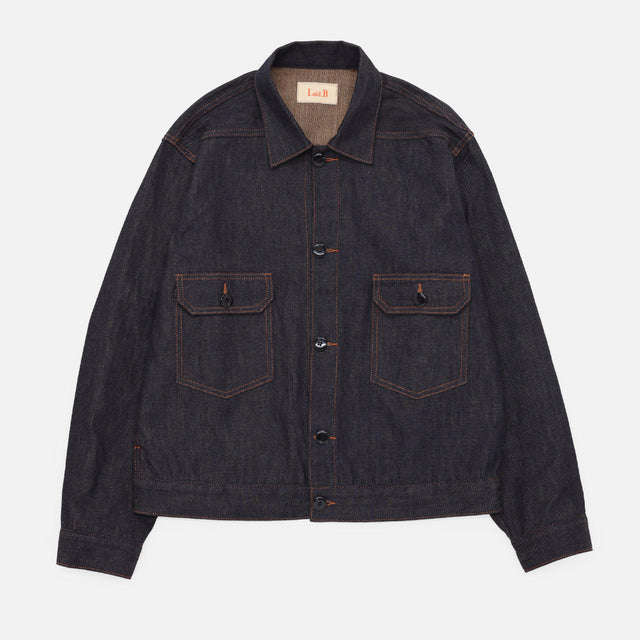 SUNSET DENIM JACKET（NAVY）