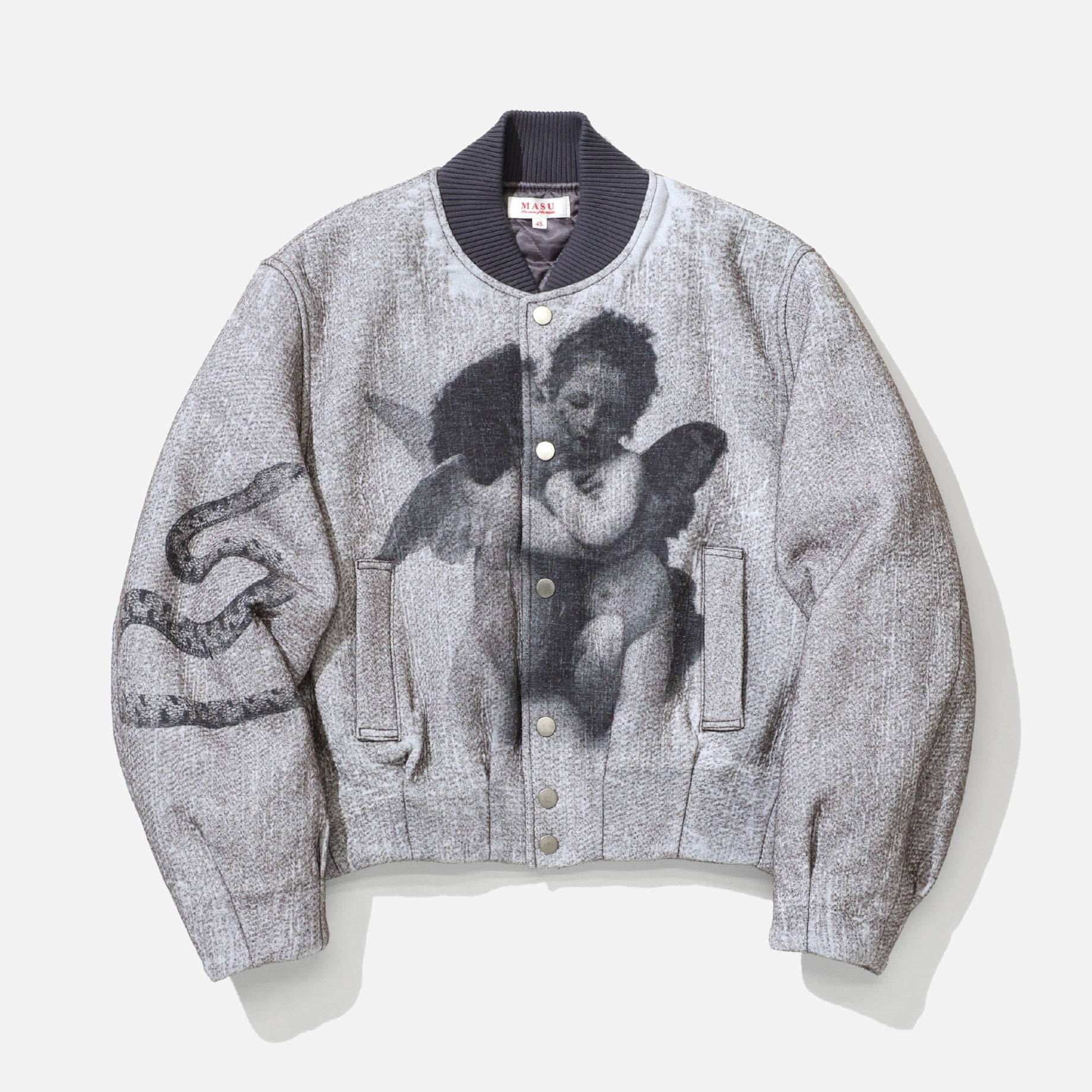 ANGEL BOMBER JACKET （GRAY）