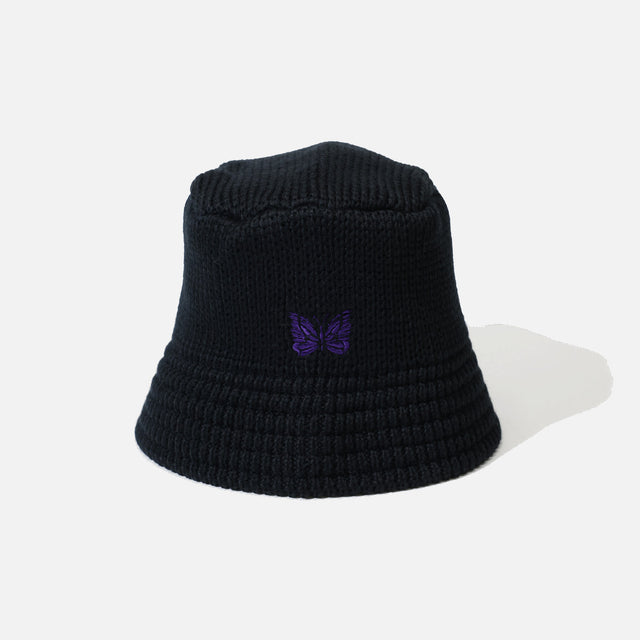 BUCKET HAT - MERINO WOOL （BLACK）