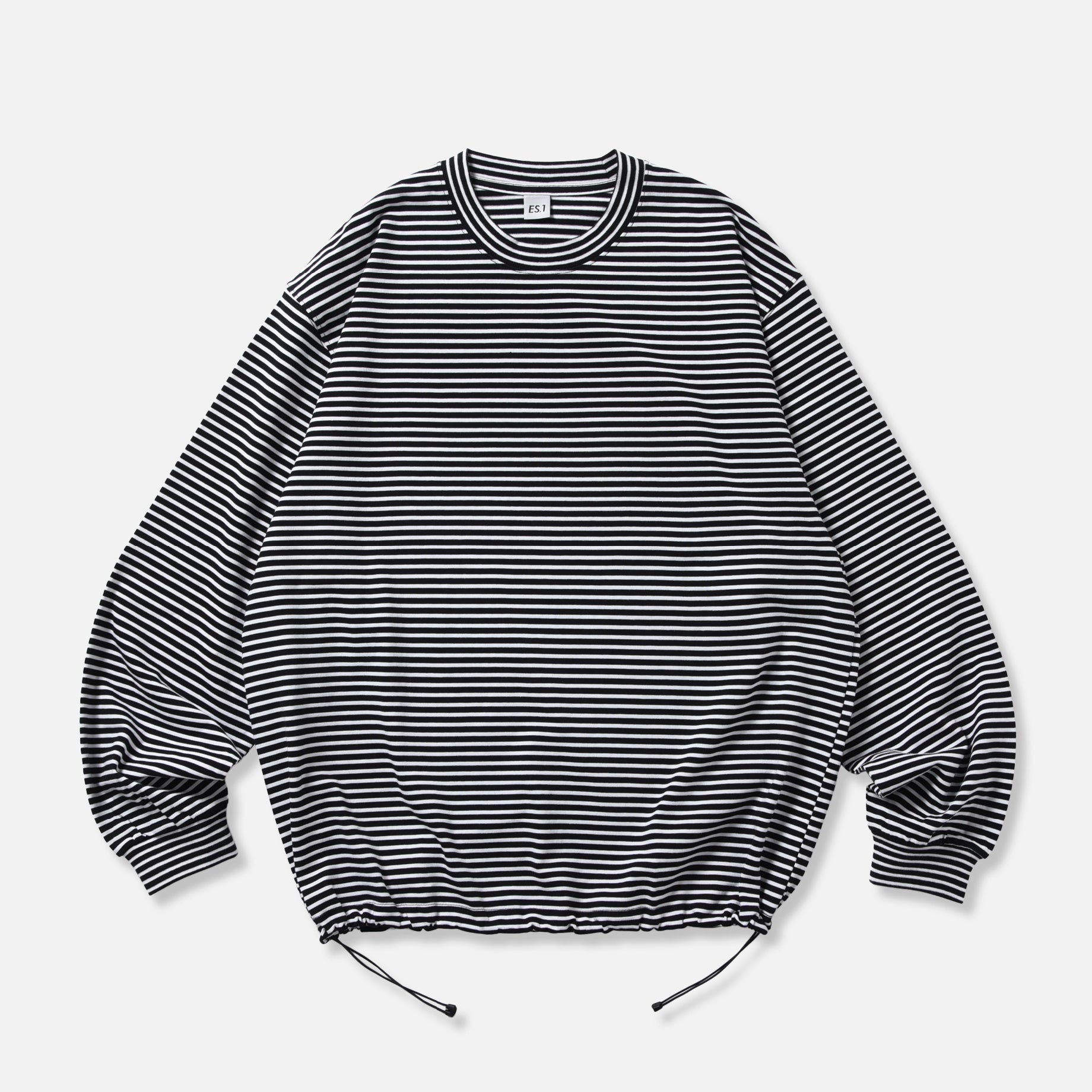 BORDER LS T-SHIRTS （BLACK）