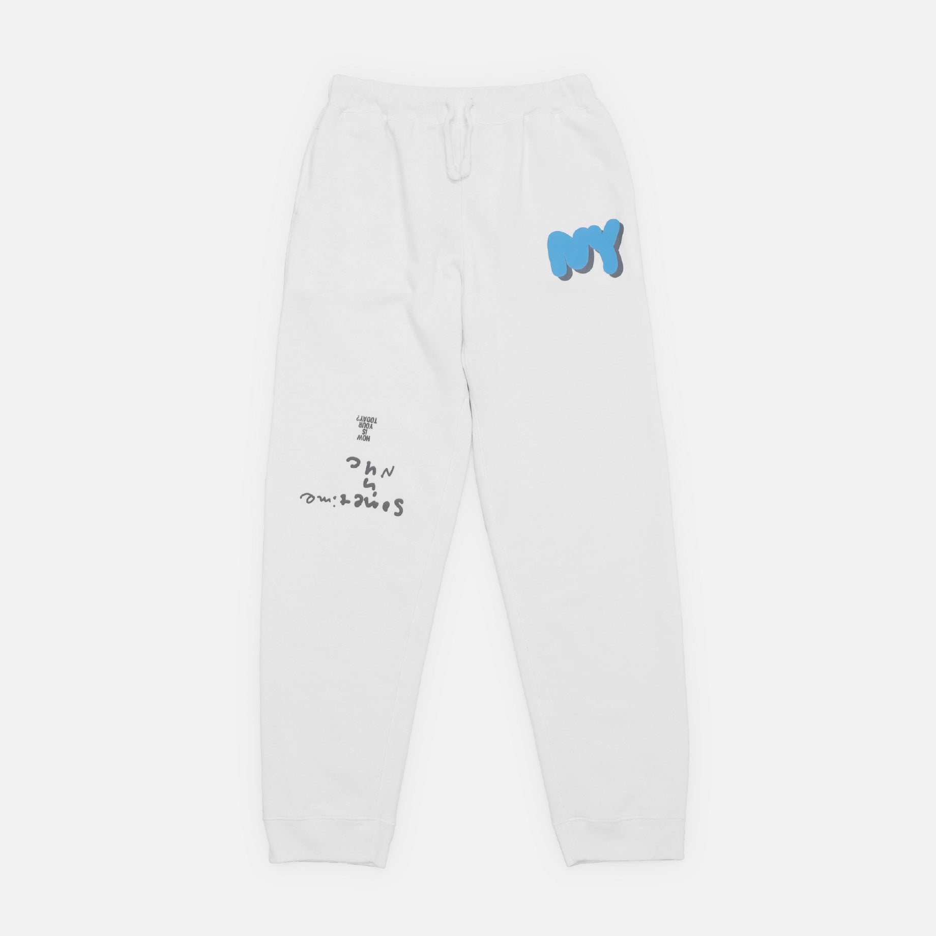 NYC #01 SWEAT PANTS (WHITE)