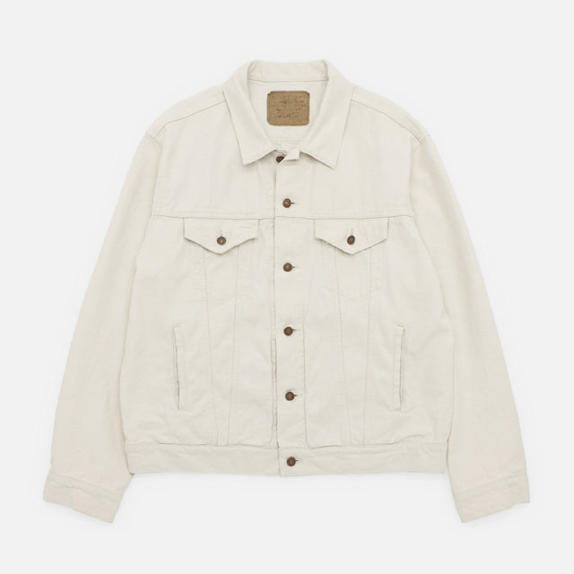 12OZ DENIM JACKET (NATURAL)