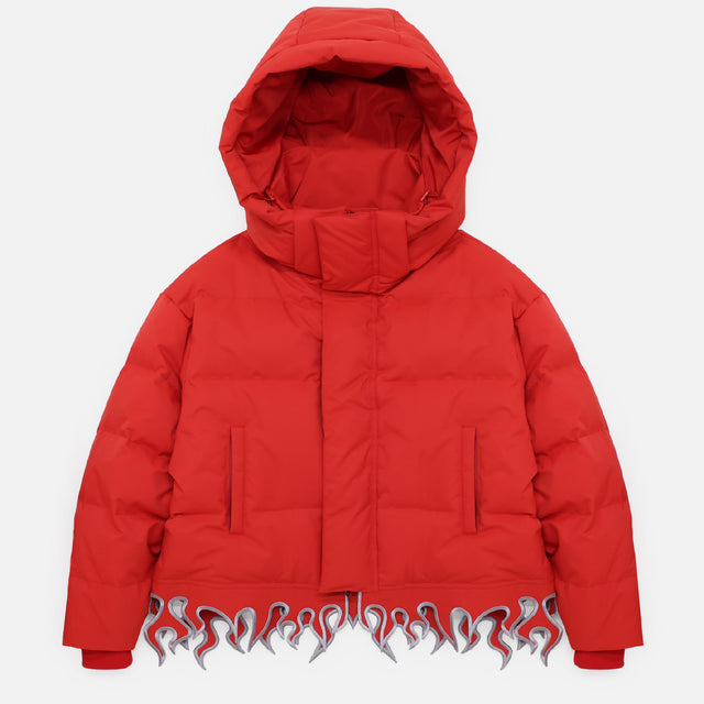 FLAME HEM DOWN JACKET（RED）