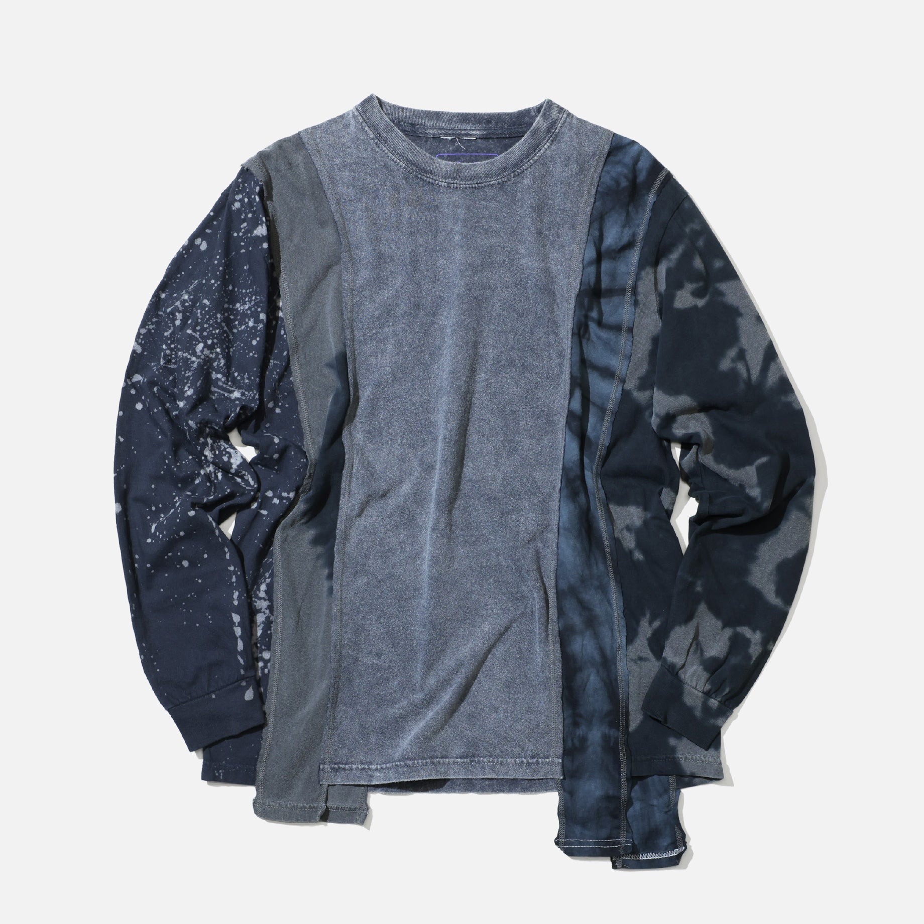 5 CUTS L/S TEE - B&W MISHMASH（ASSORTED）