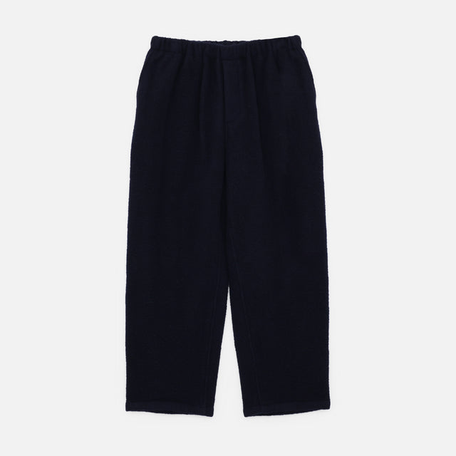 WOOL CASHMERE FLEECE - EASY PANTS（D.NAVY）