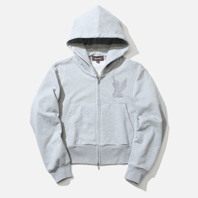 MB ZIP - UP HOODIE （GRAY）