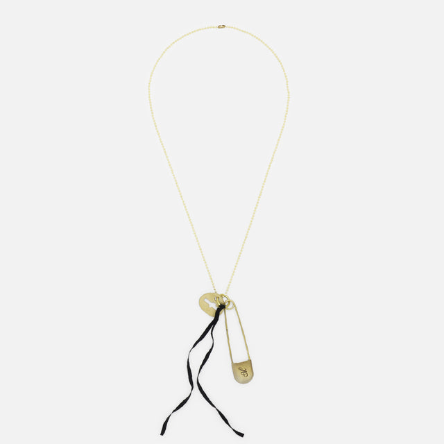 LAUNDRY PIN NECKLACE（GOLD）