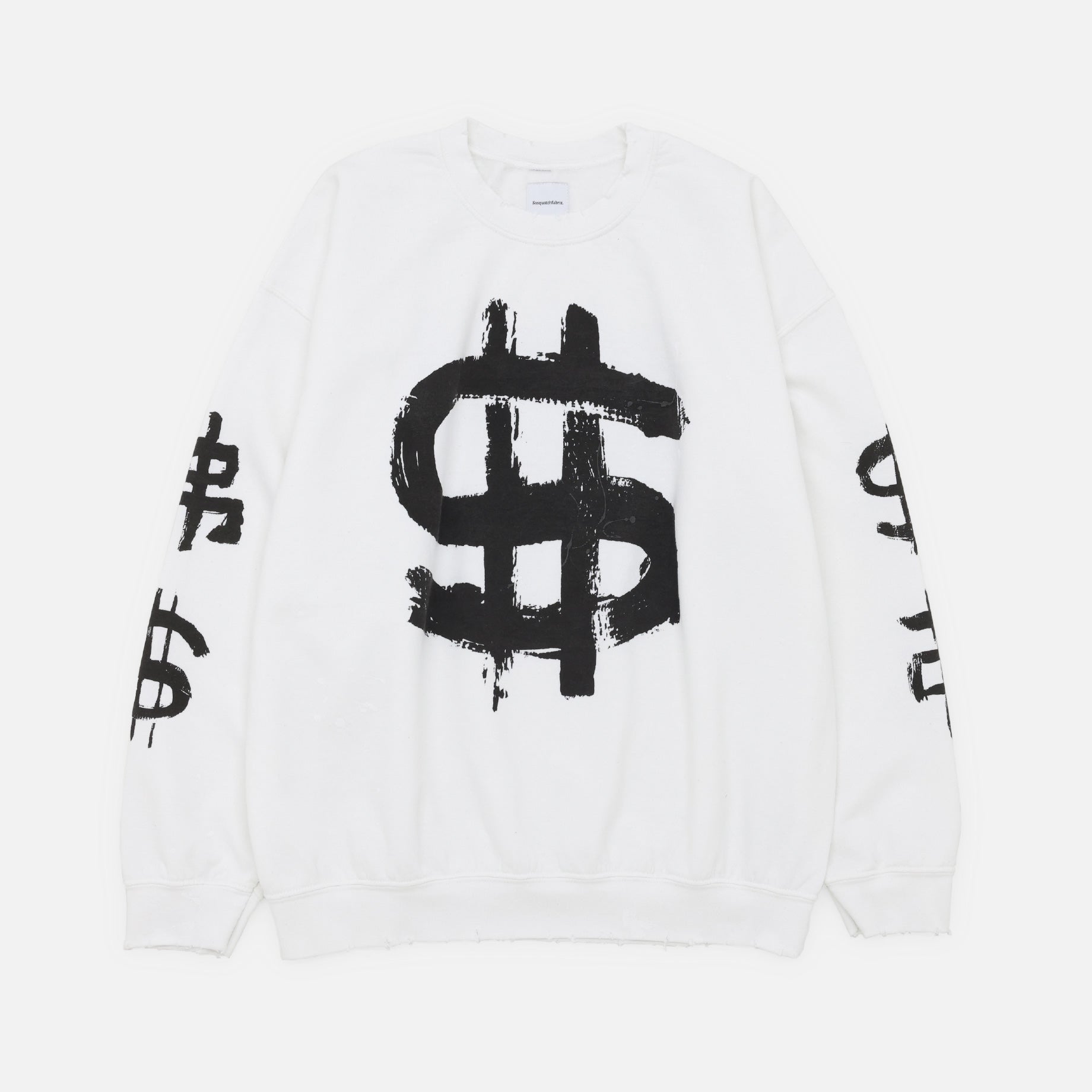 VINTAGE SWEATSHIRT “$弗$”（WHITE）