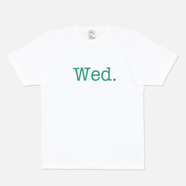 WEDNESDAY SS TEE（WHITE）