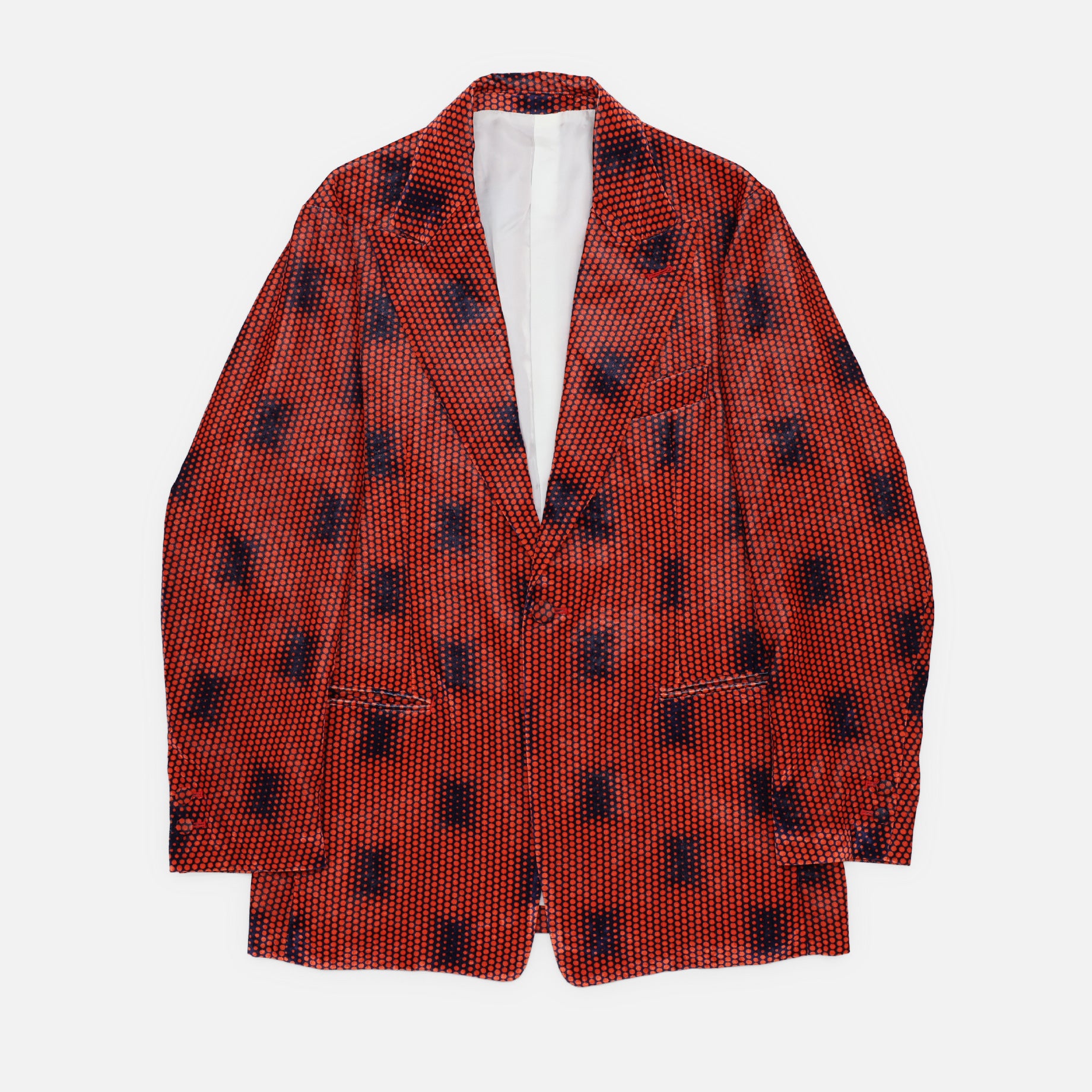 TUXEDO JACKET - VELVET（POLKA DOT）