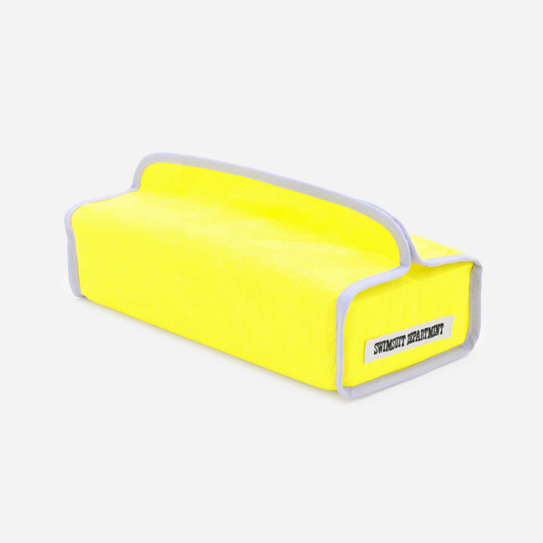 TISSUE BOX COVER（YELLOW × GRAY）