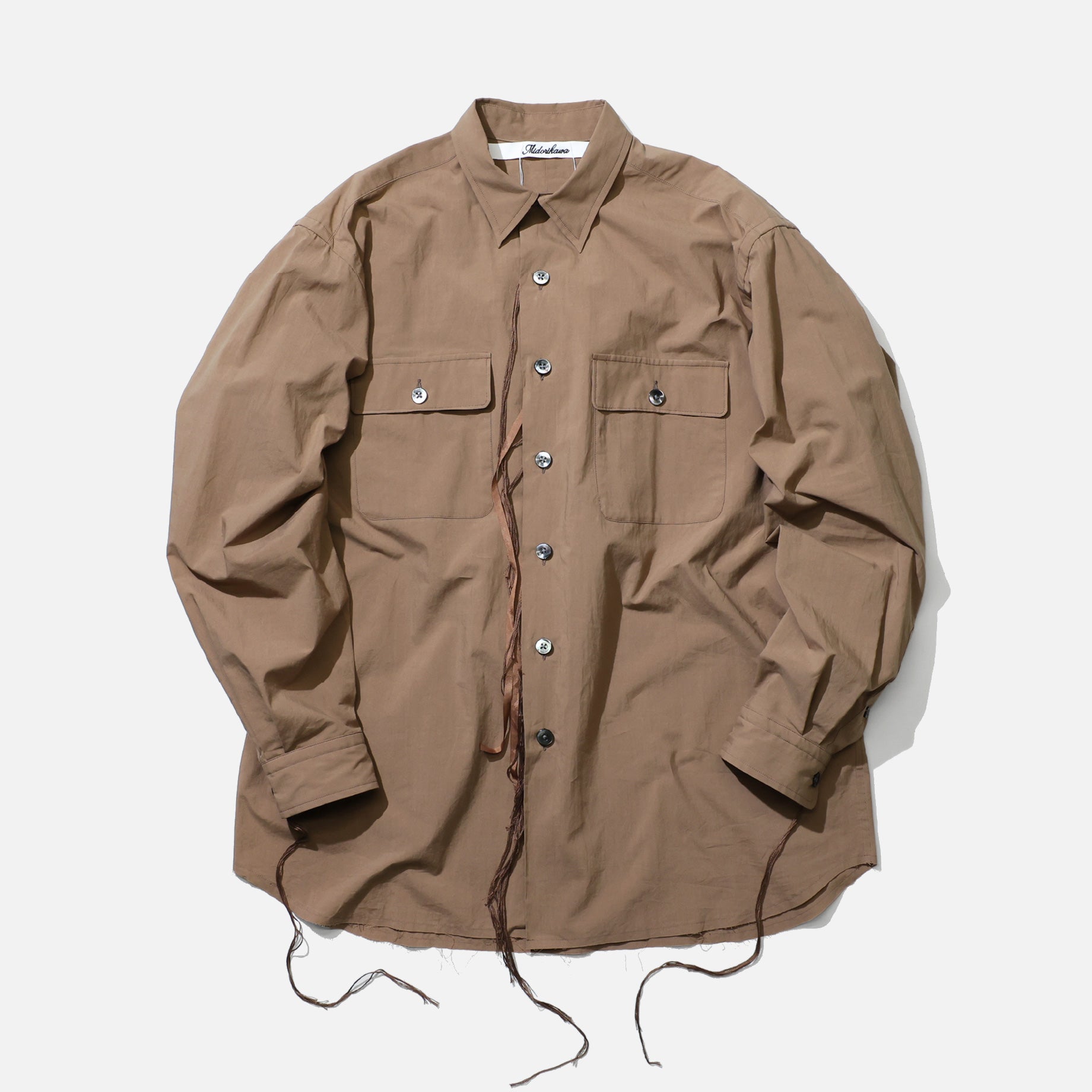 BASIC SHIRT （BROWN）