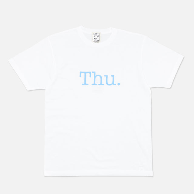 THURSDAY SS TEE（WHITE）