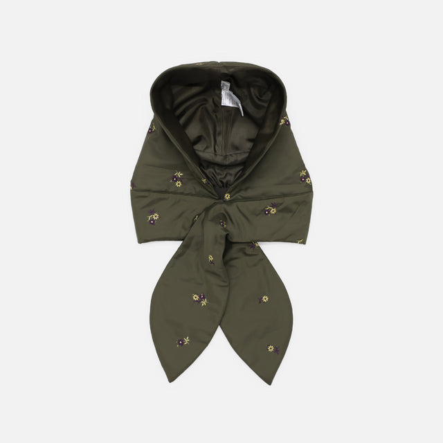 PADDED HOODY SCARF（OLIVE）