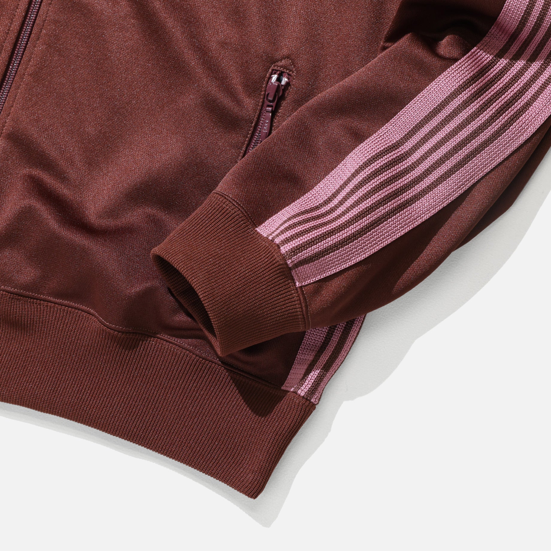 TRACK JACKET - POLY SMOOTH（BROWN）