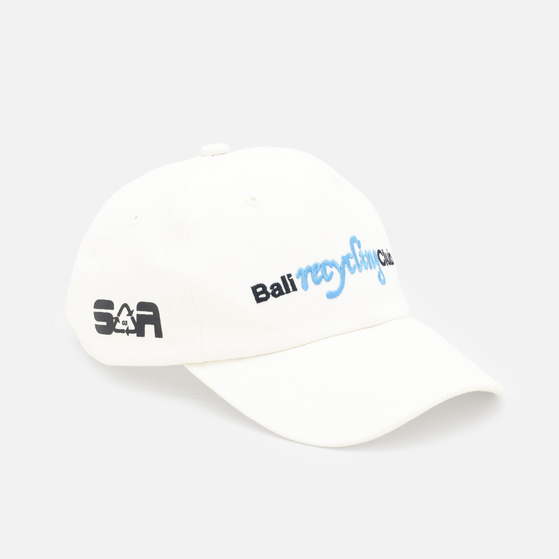 BALI RECYCLING CLUB CAP（OFF WHITE）