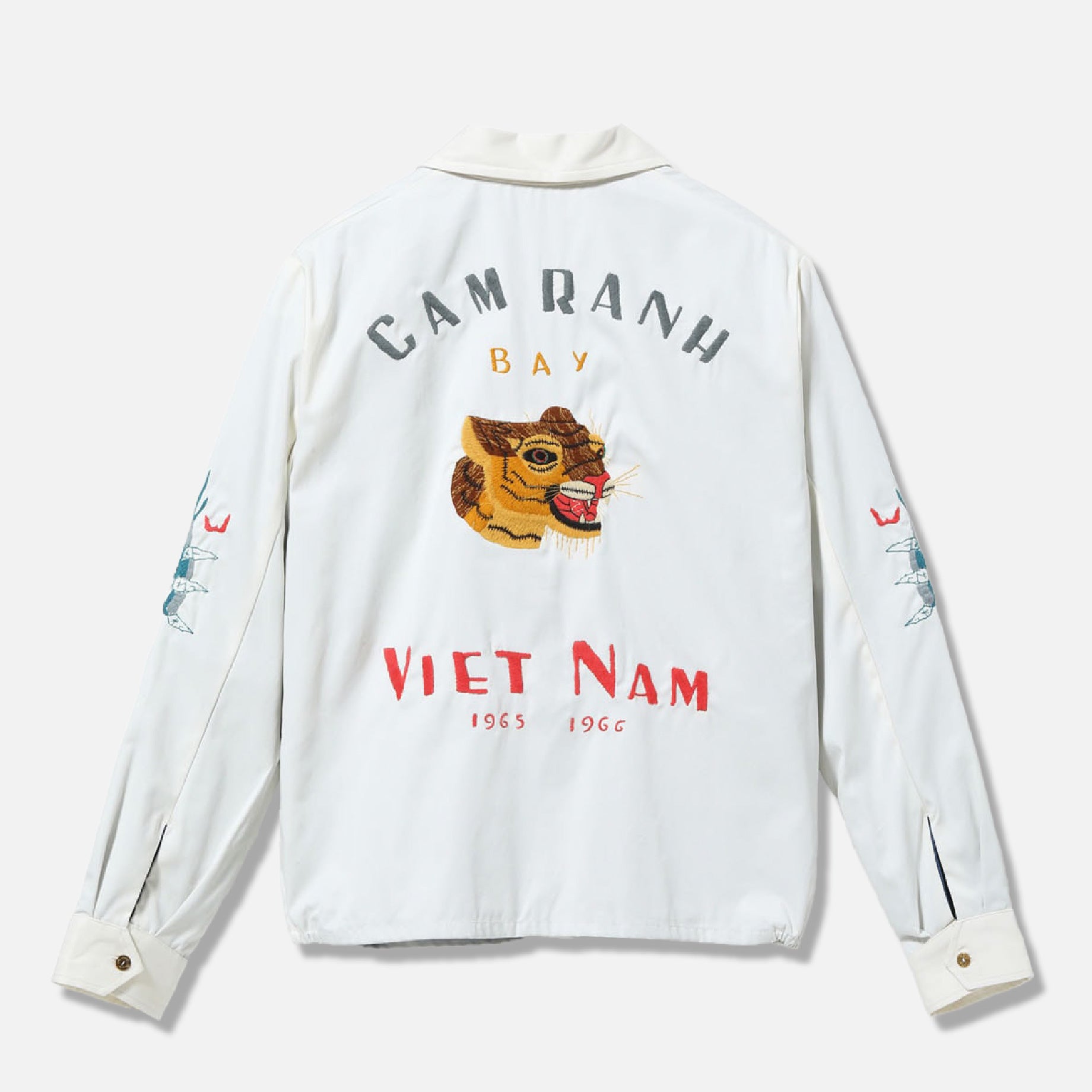 MID 1960S STYLE COTTON VIETNAM JACKET “VIETNAM PANTHER” （OFF WHITE）