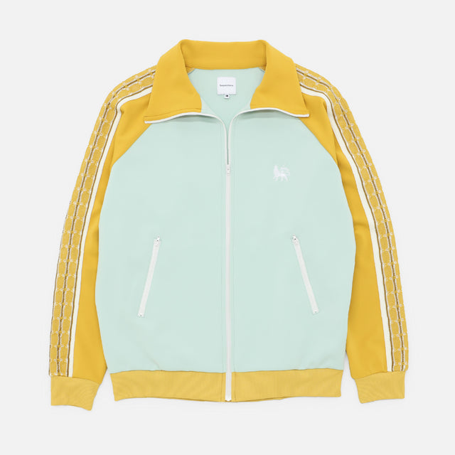 LACE TAPE TRACK JACKET（BLUE STEEL × APRICOT）