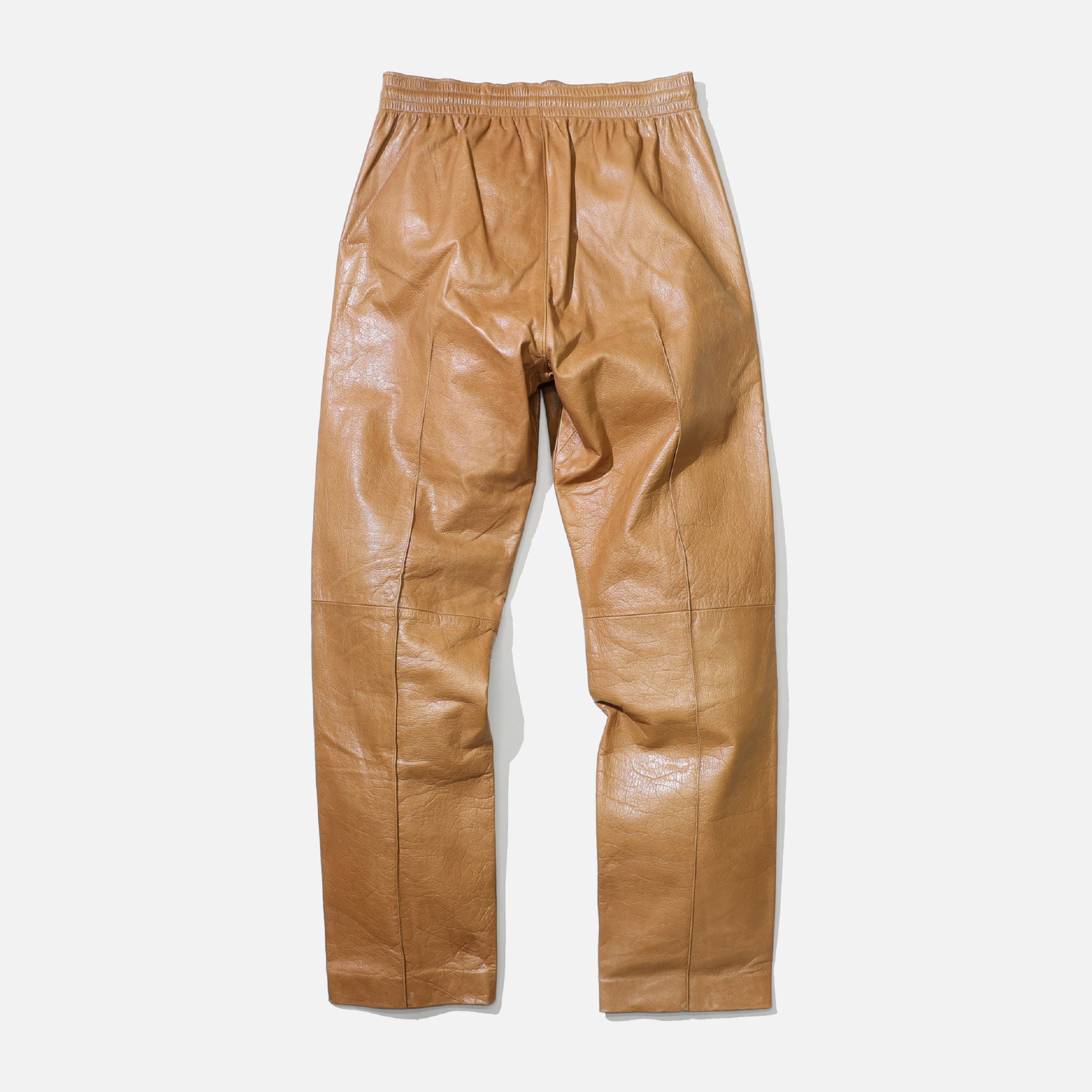 LEATHER PANTS（BROWN）
