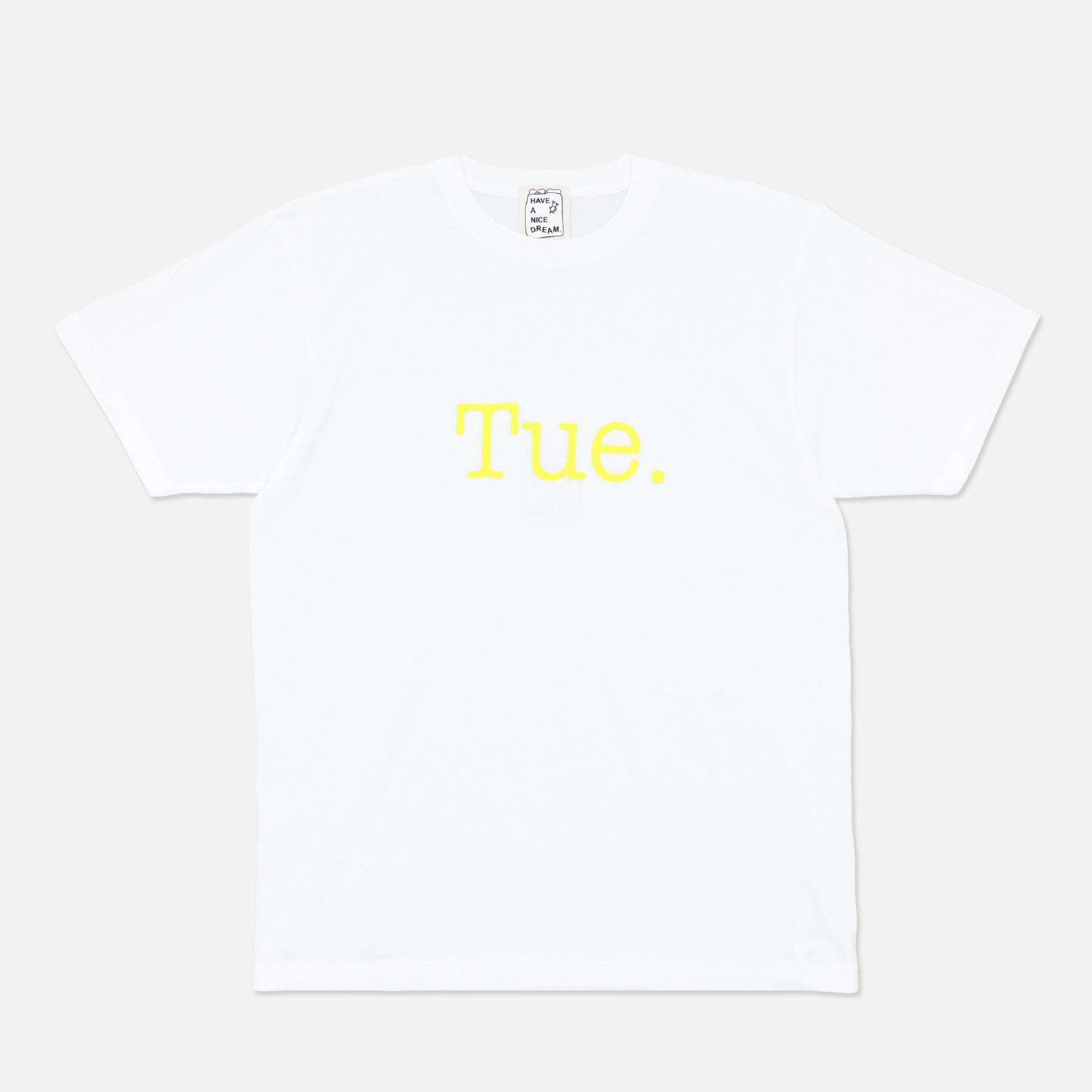 TUESDAY SS TEE（WHITE）