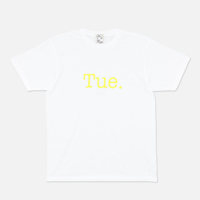 TUESDAY SS TEE（WHITE）