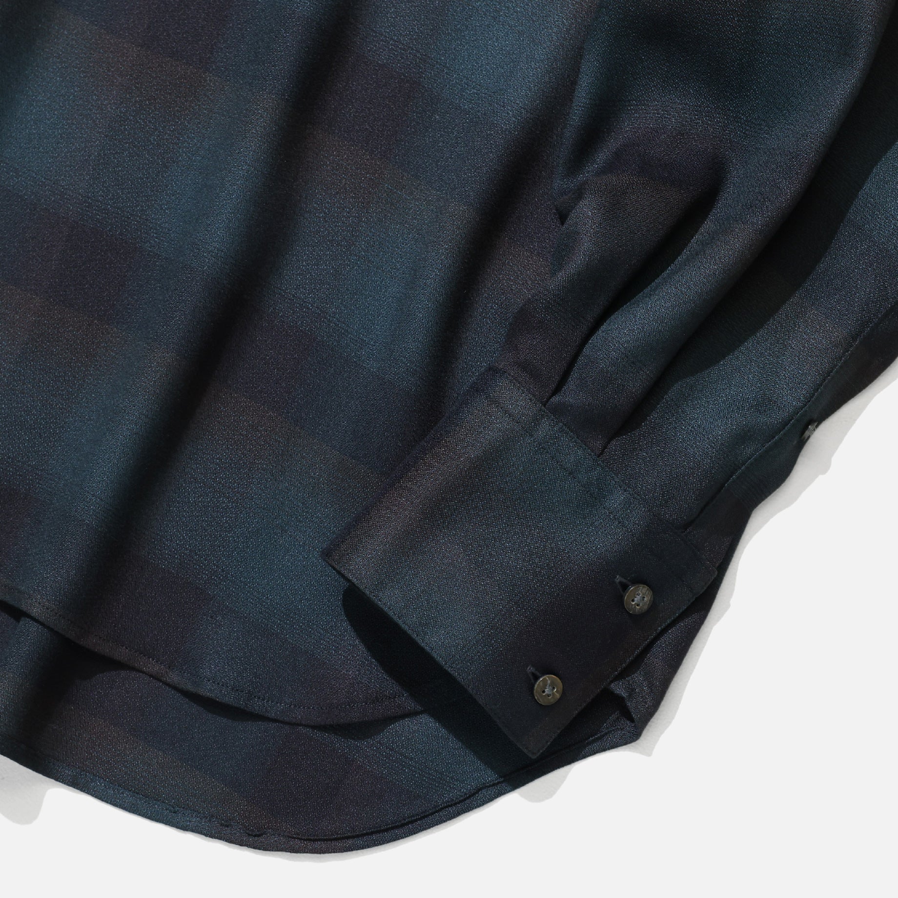 PLAID SKIPPER SHIRTS（DEEP GREEN）