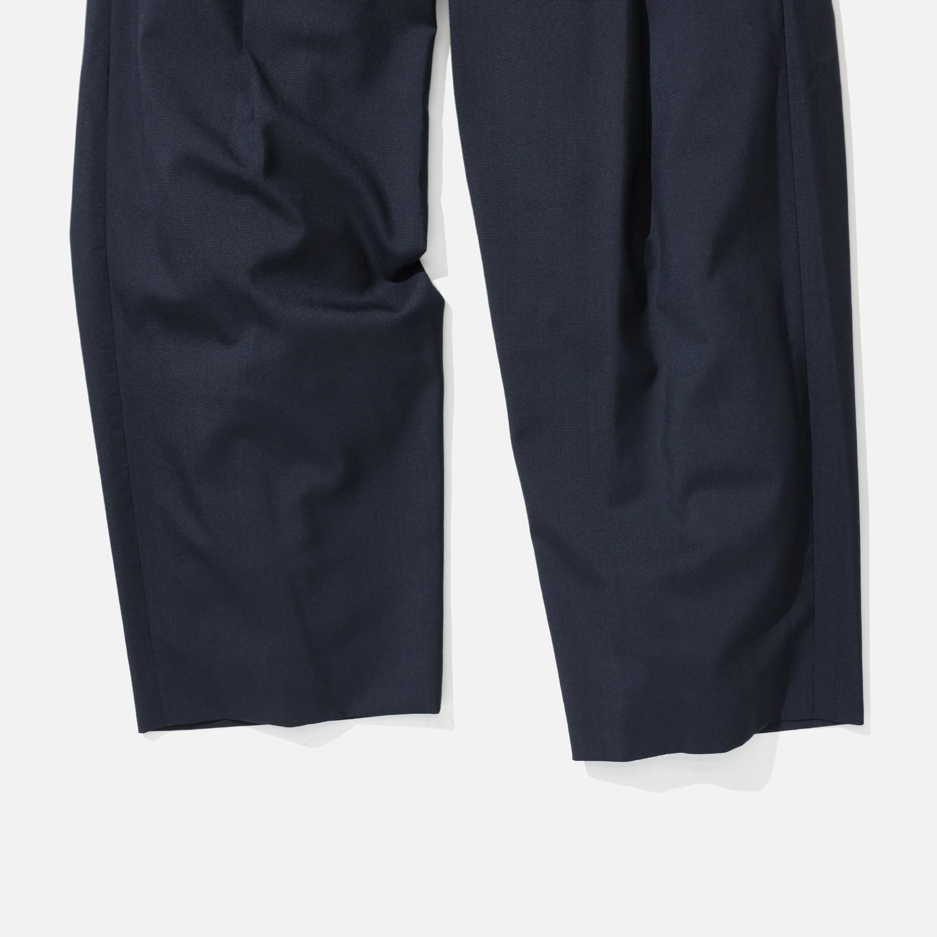 WOOL TROPICAL - 1 TUCK PANTS （D.NAVY）
