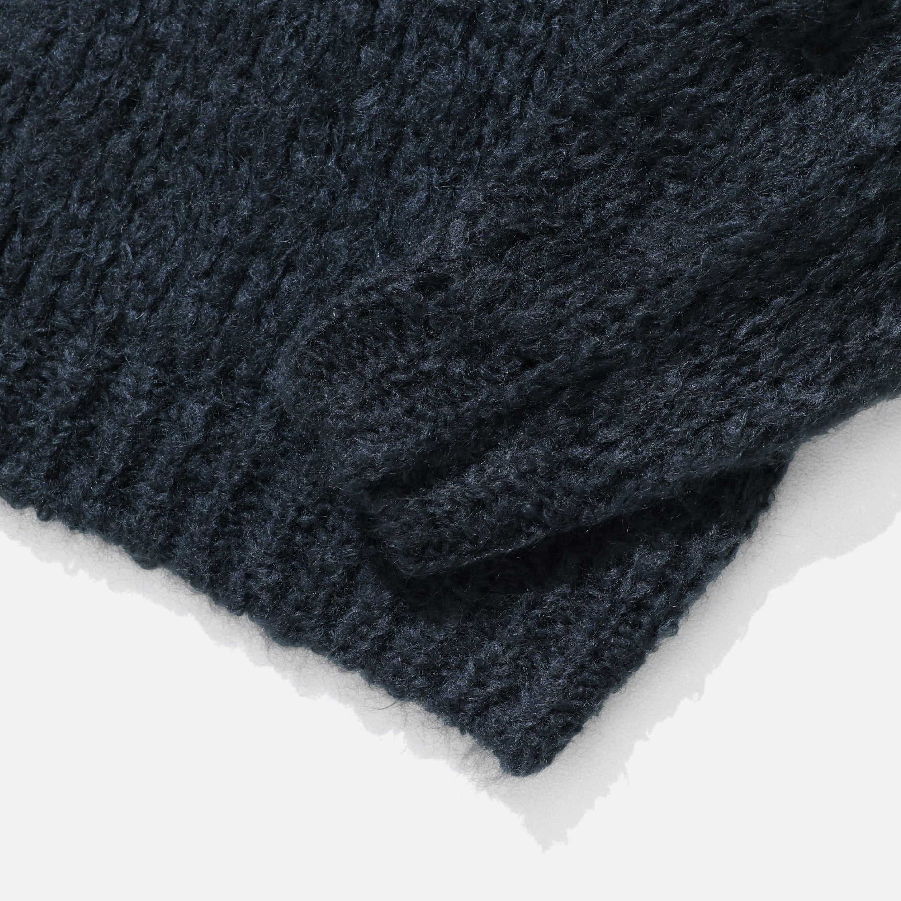 MOHAIR PULLOVER KNIT（BLACK）