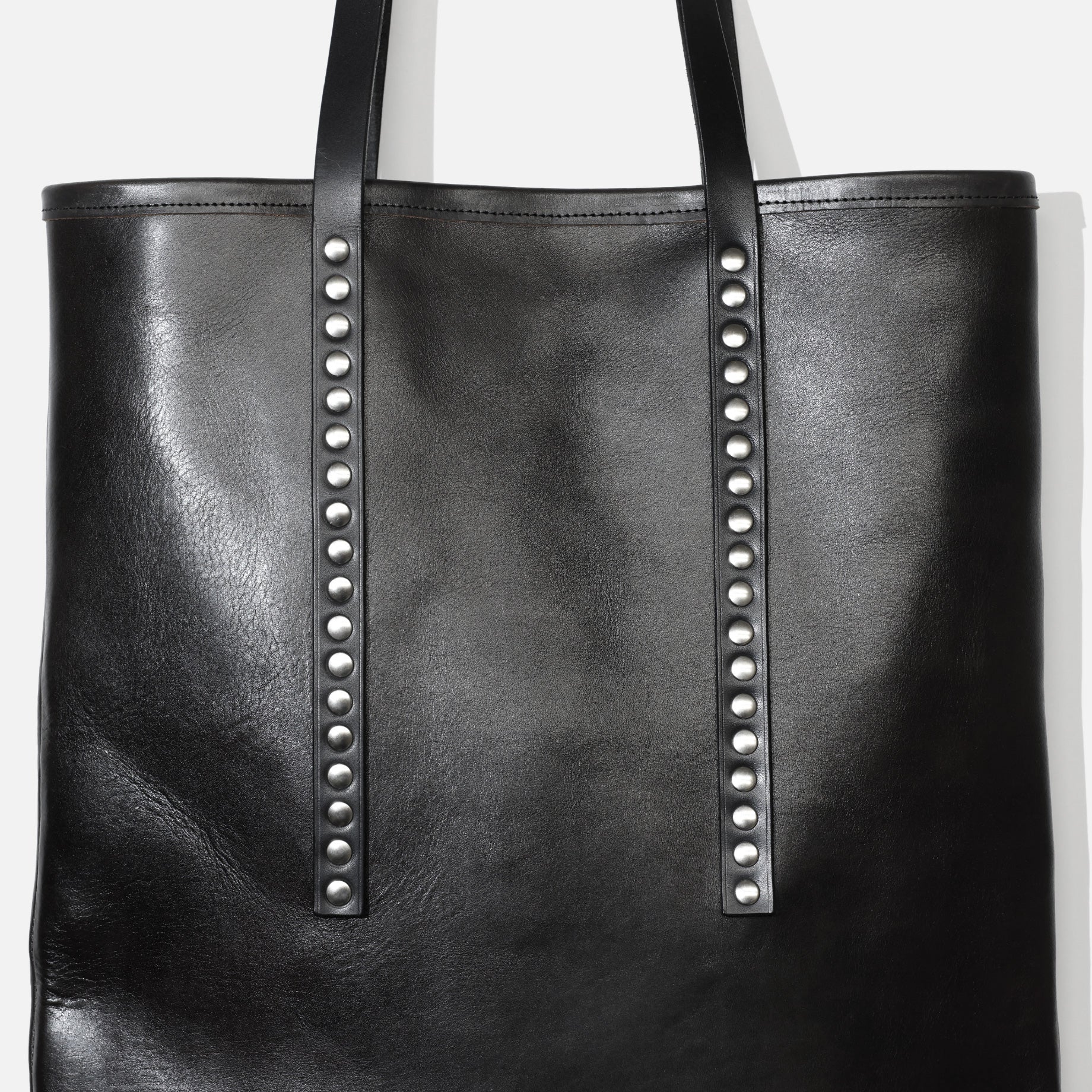 FLAT TOTE（D.BROWN / HANDLE BLACK）