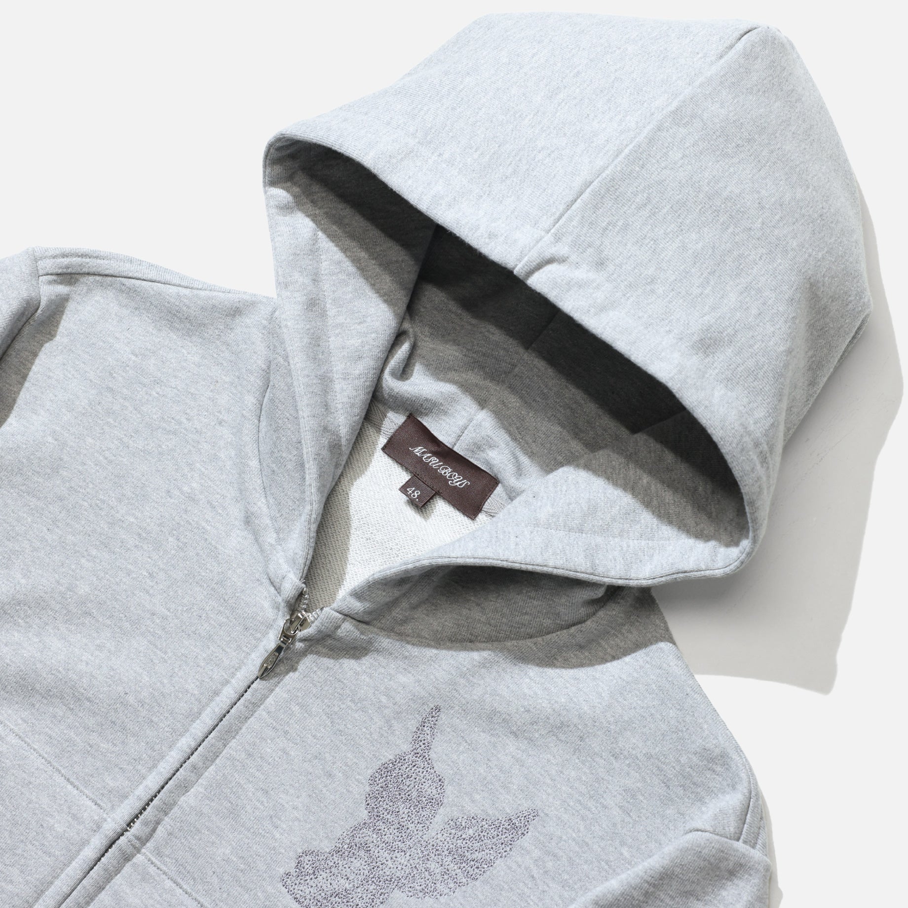 MB ZIP - UP HOODIE （GRAY）