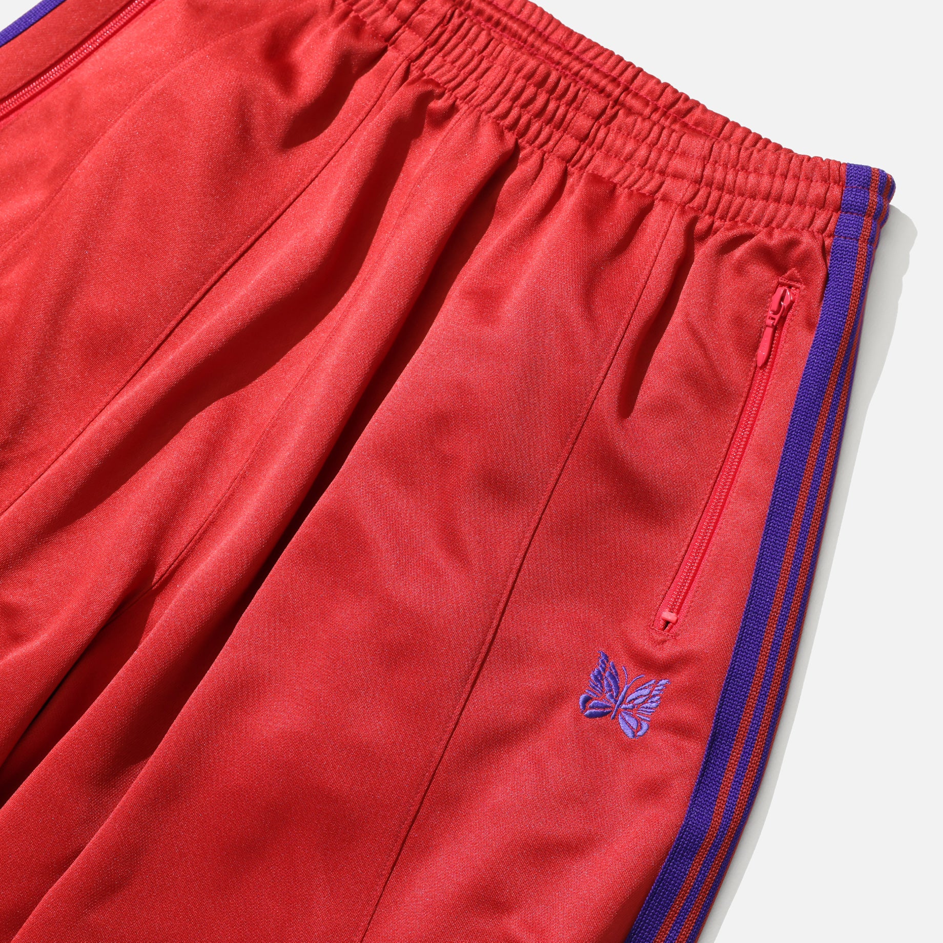 H.D. TRACK PANT - POLY SMOOTH （RED）