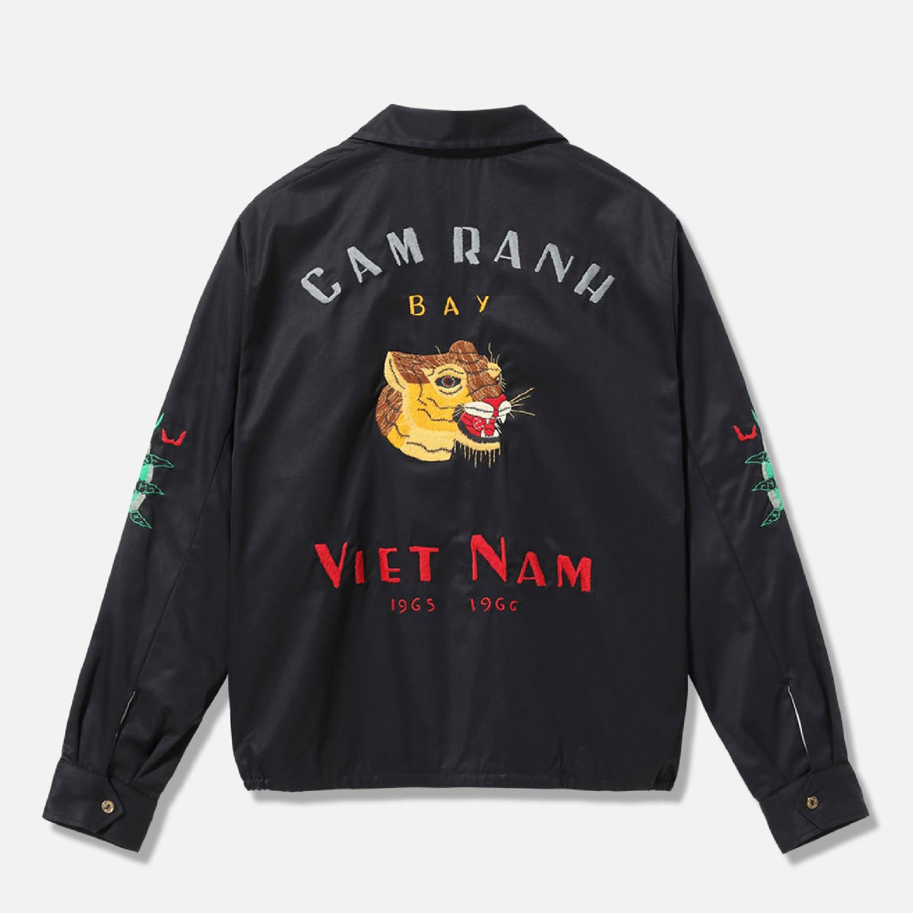 MID 1960S STYLE COTTON VIETNAM JACKET “VIETNAM PANTHER” （BLACK）