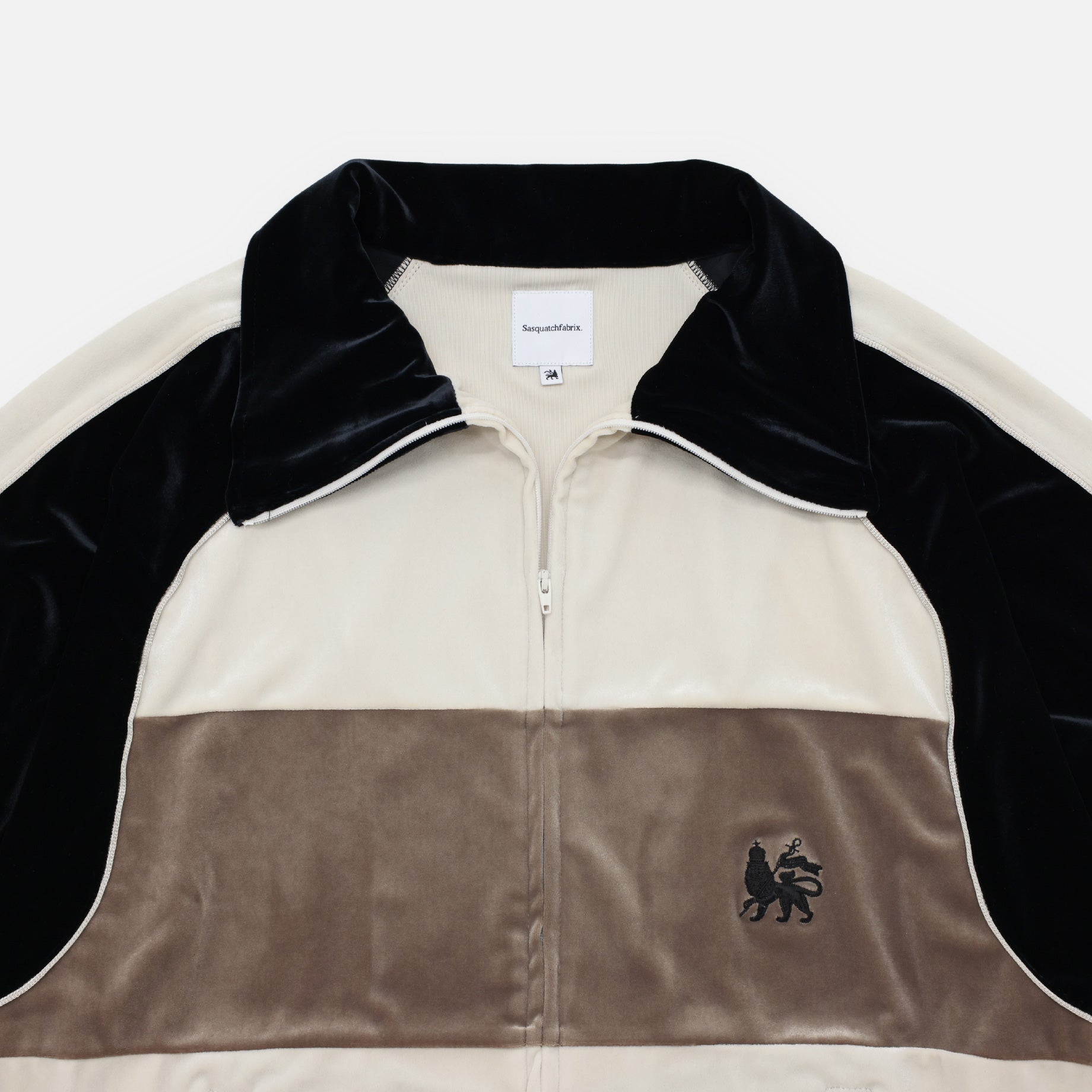 VELOUR TRACK JACKET（BLACK）