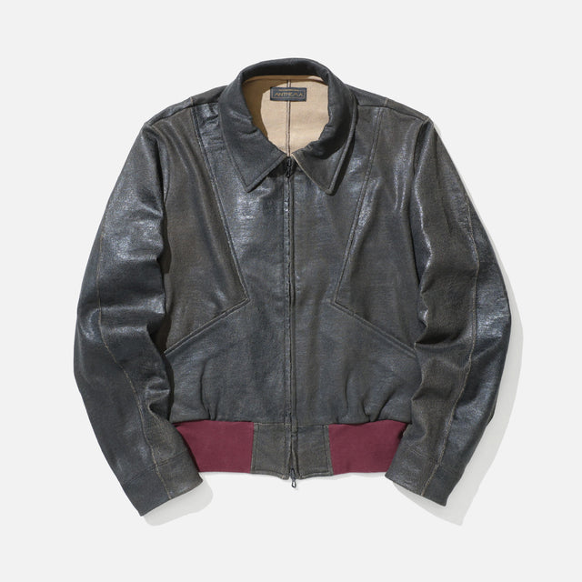 CRACK TERRY BLOUSON（BROWN）