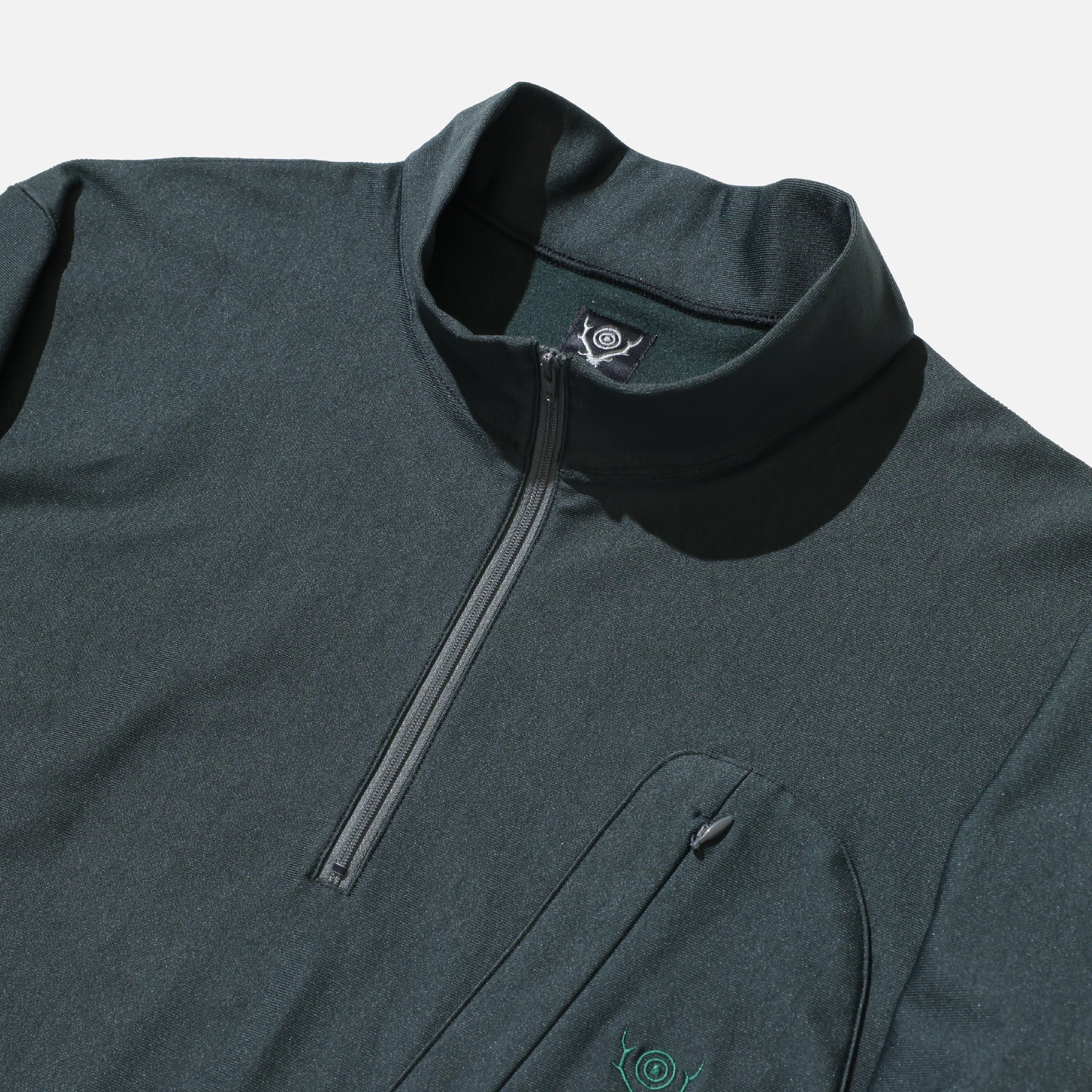 ZIPPED P. O. SCOUTING SHIRT - TRICOT JERSEY（GREEN）