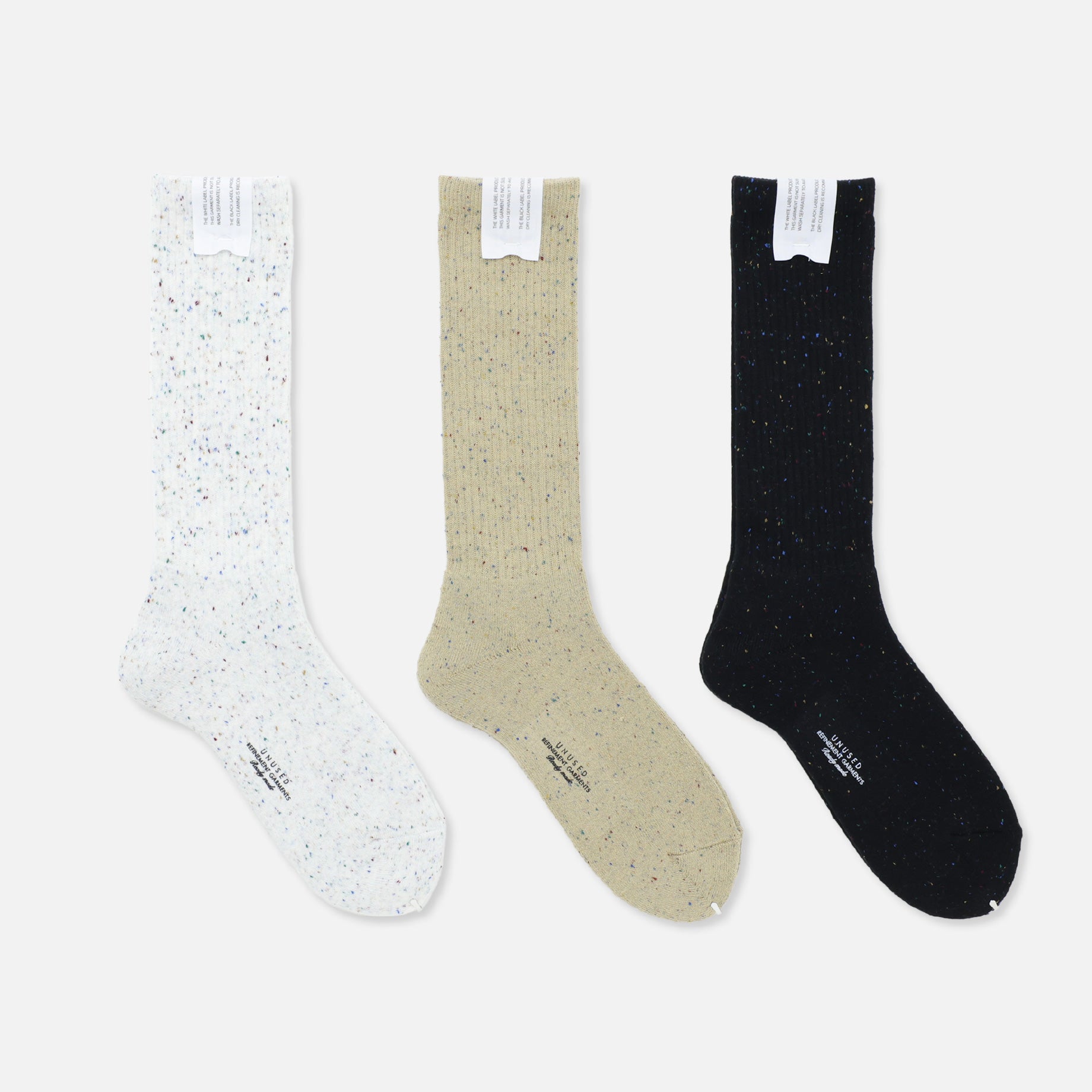 COLOR NEP SOCKS（BLACK）