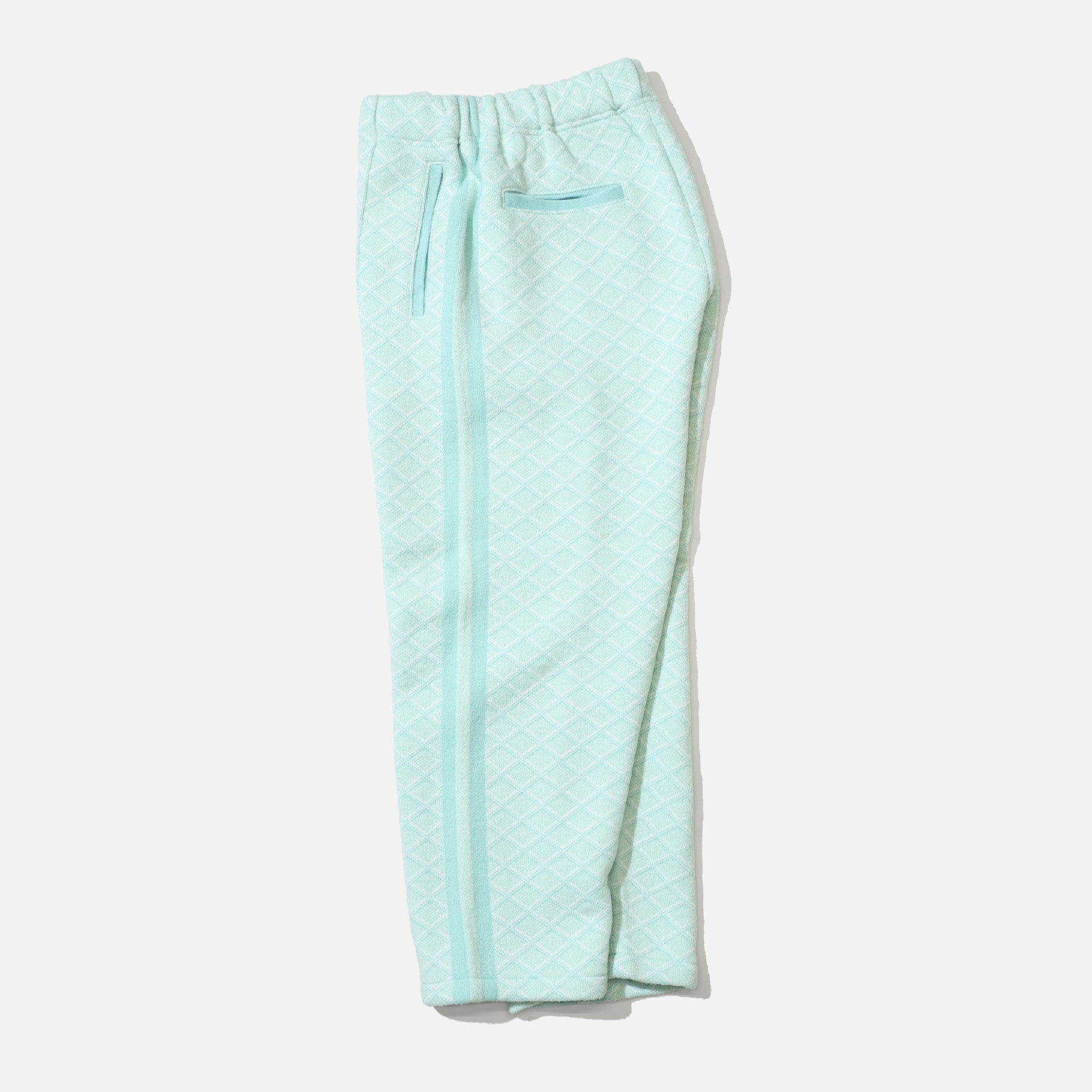 KNITTED TRACK PANTS （GREEN）