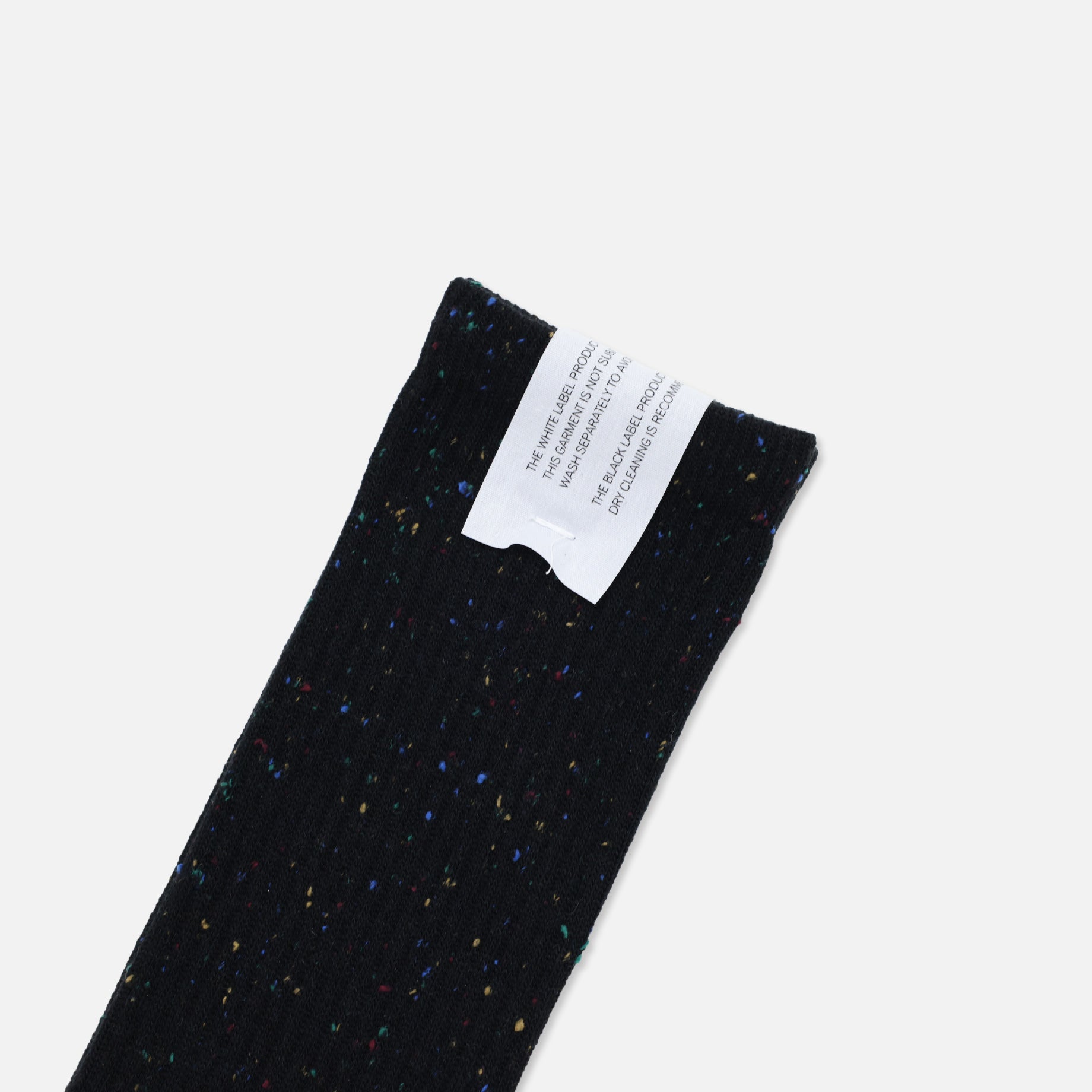 COLOR NEP SOCKS（BLACK）